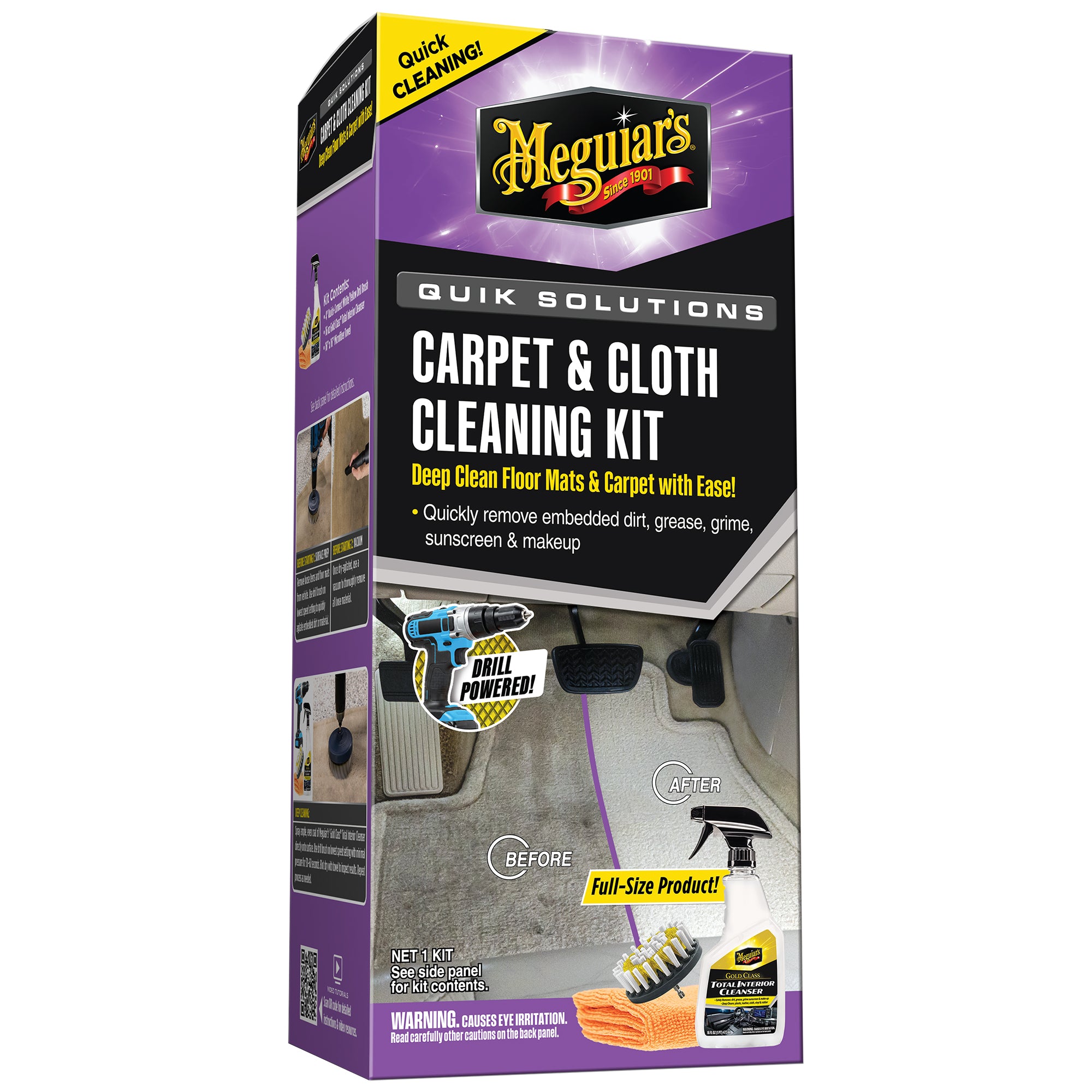 Meguiar's Quik Carpet & Cloth Cleaning Kit
