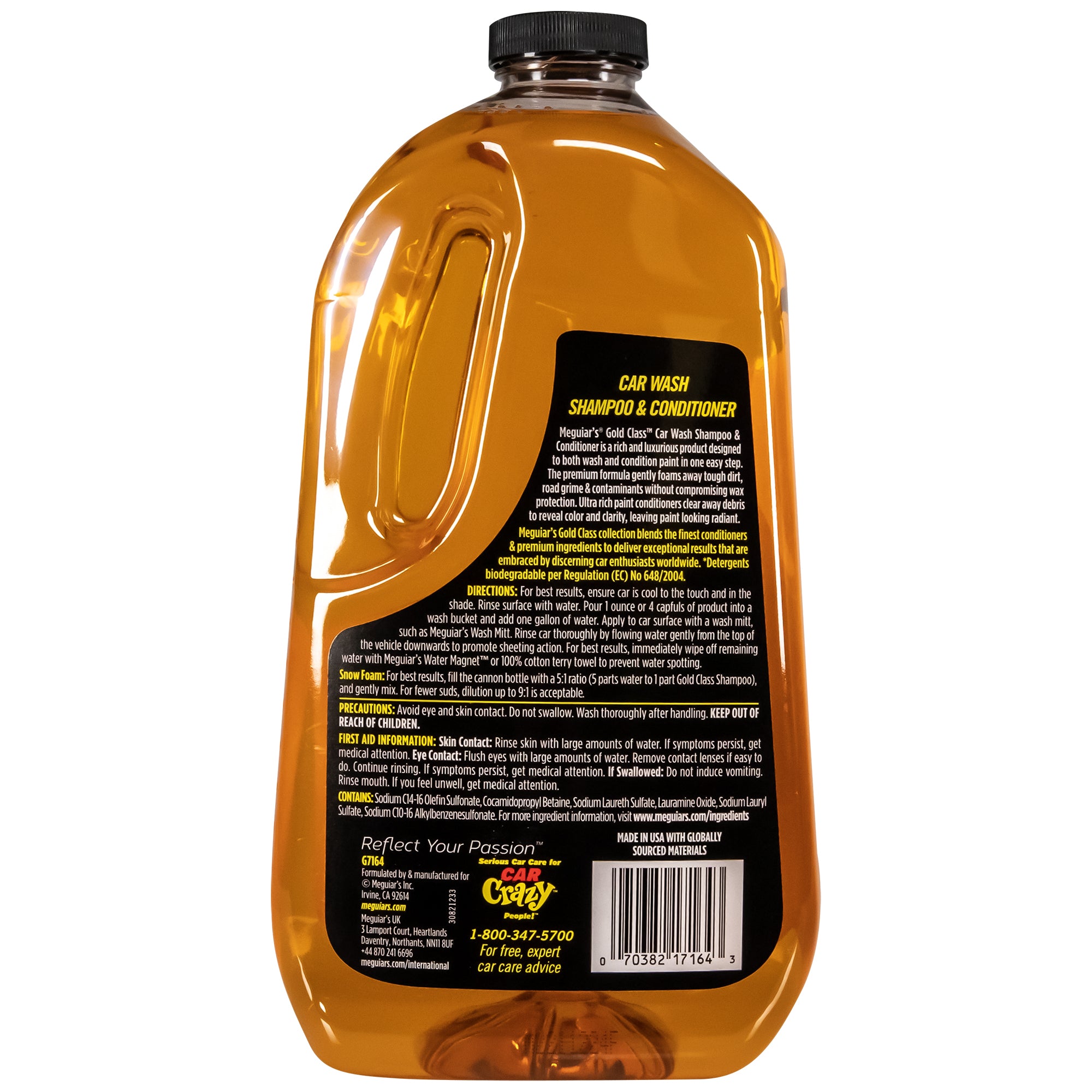 Meguiar's Gold Class Car Wash Shampoo & Conditioner - 64 oz.