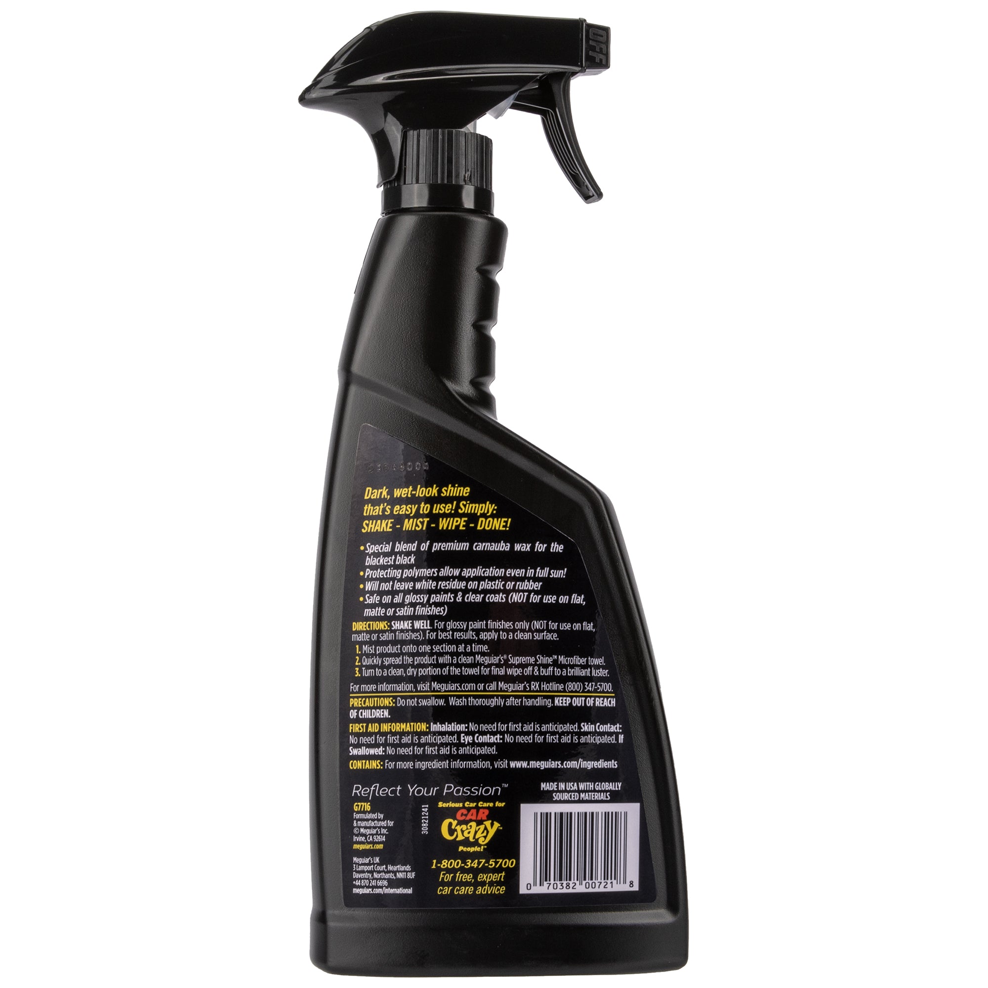 Meguiar's Gold Class Quik Wax - 16 oz.