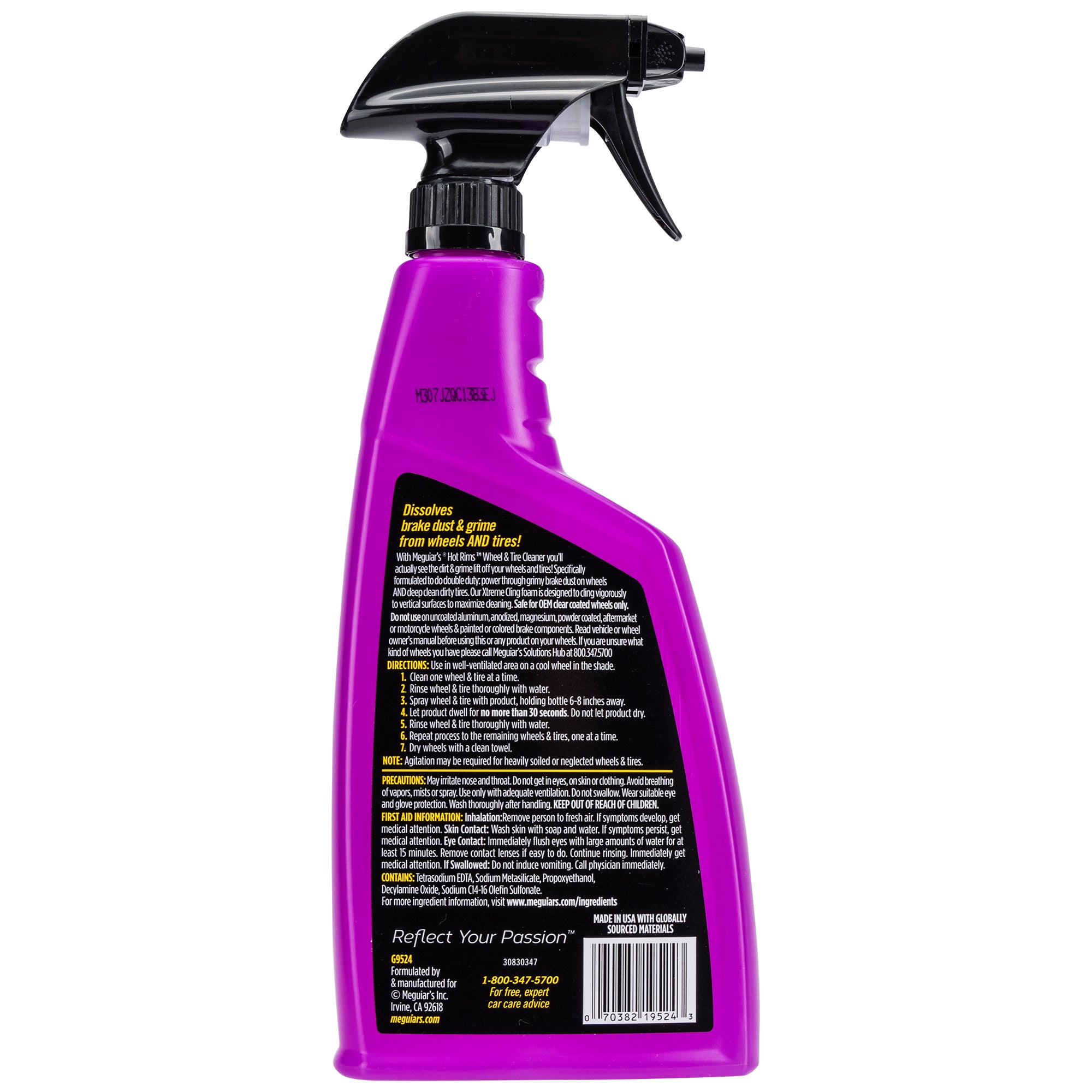 Meguiar's Hot Rims All Wheel Cleaner - 24 oz.
