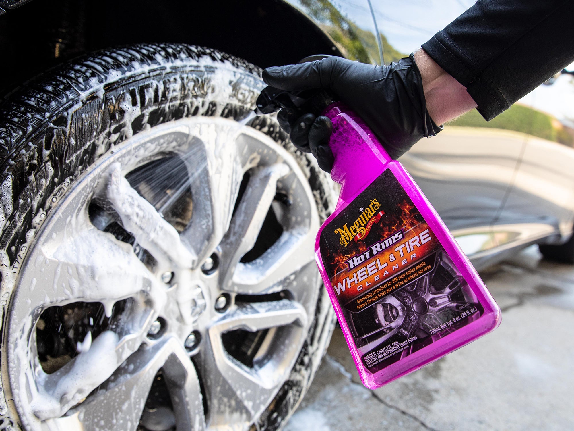 Meguiar's Hot Rims All Wheel Cleaner - 24 oz.