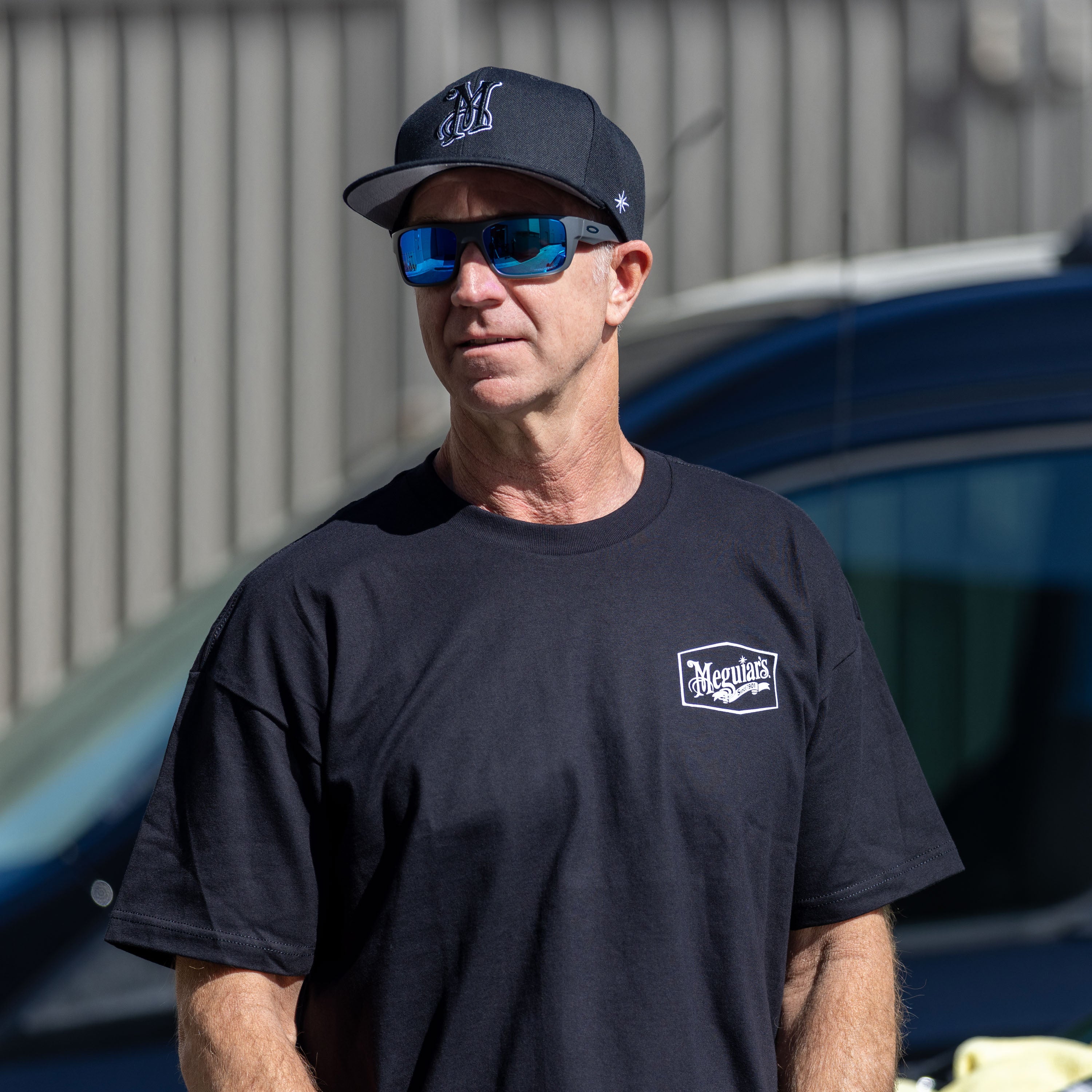 Meguiar's "M" Classic Snapback Hat (Black/White)