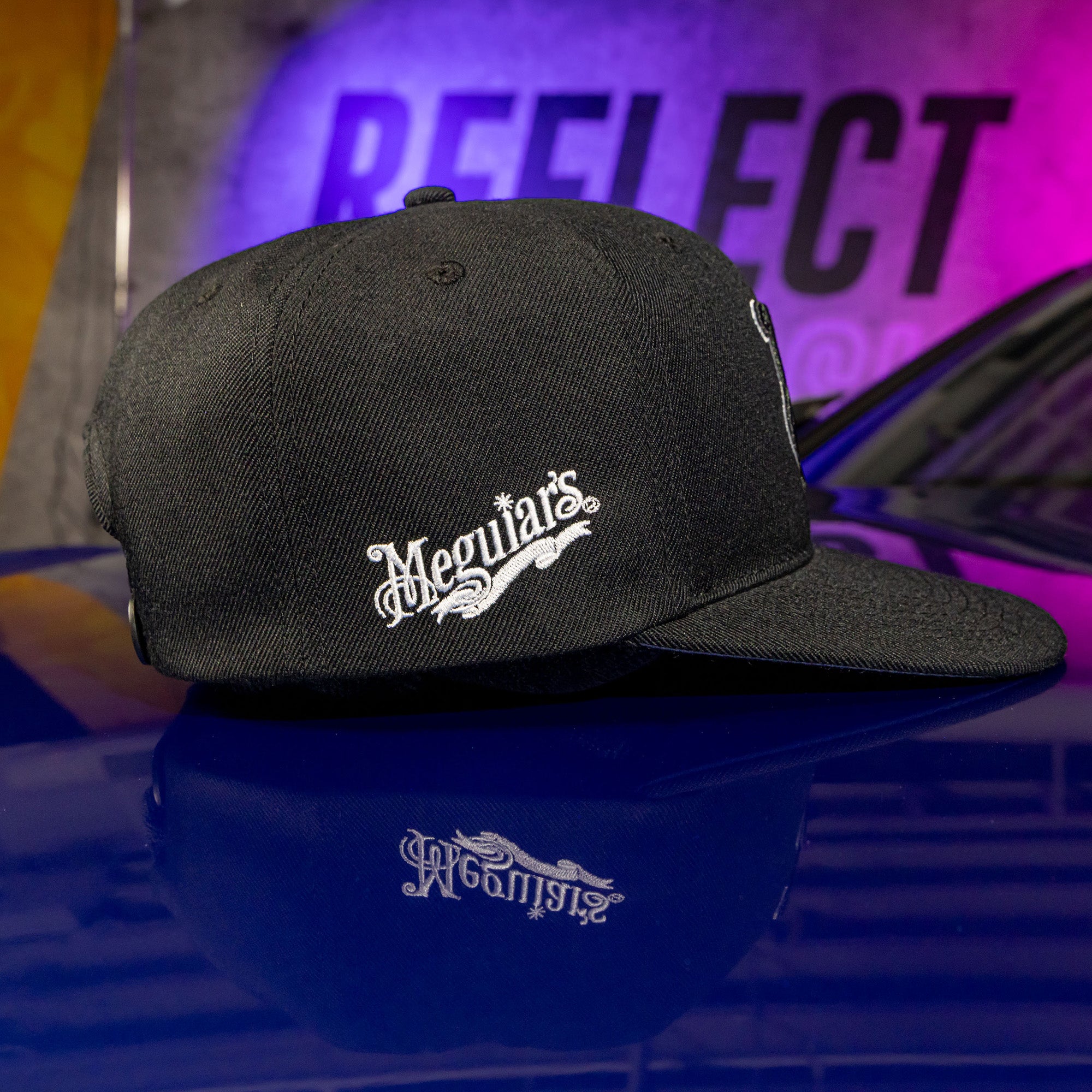 Meguiar's "M" Classic Snapback Hat (Black/White)