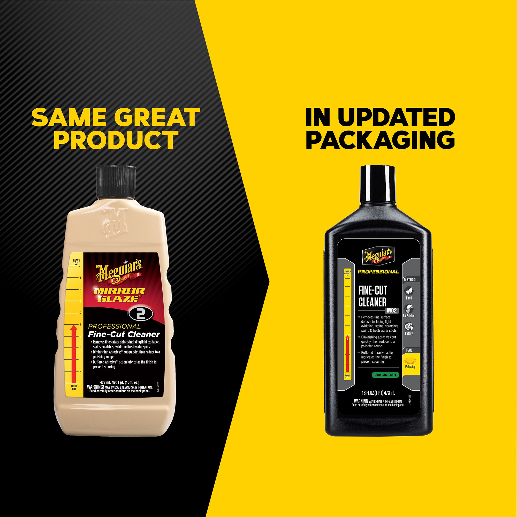 Meguiar's Fine Cut Cleaner, M02 - 16 oz.