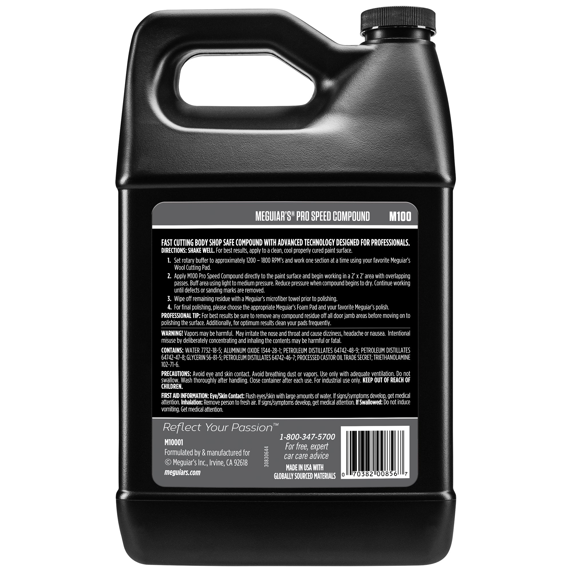 Meguiar's Pro Speed Compound, M100 - 1 gal.