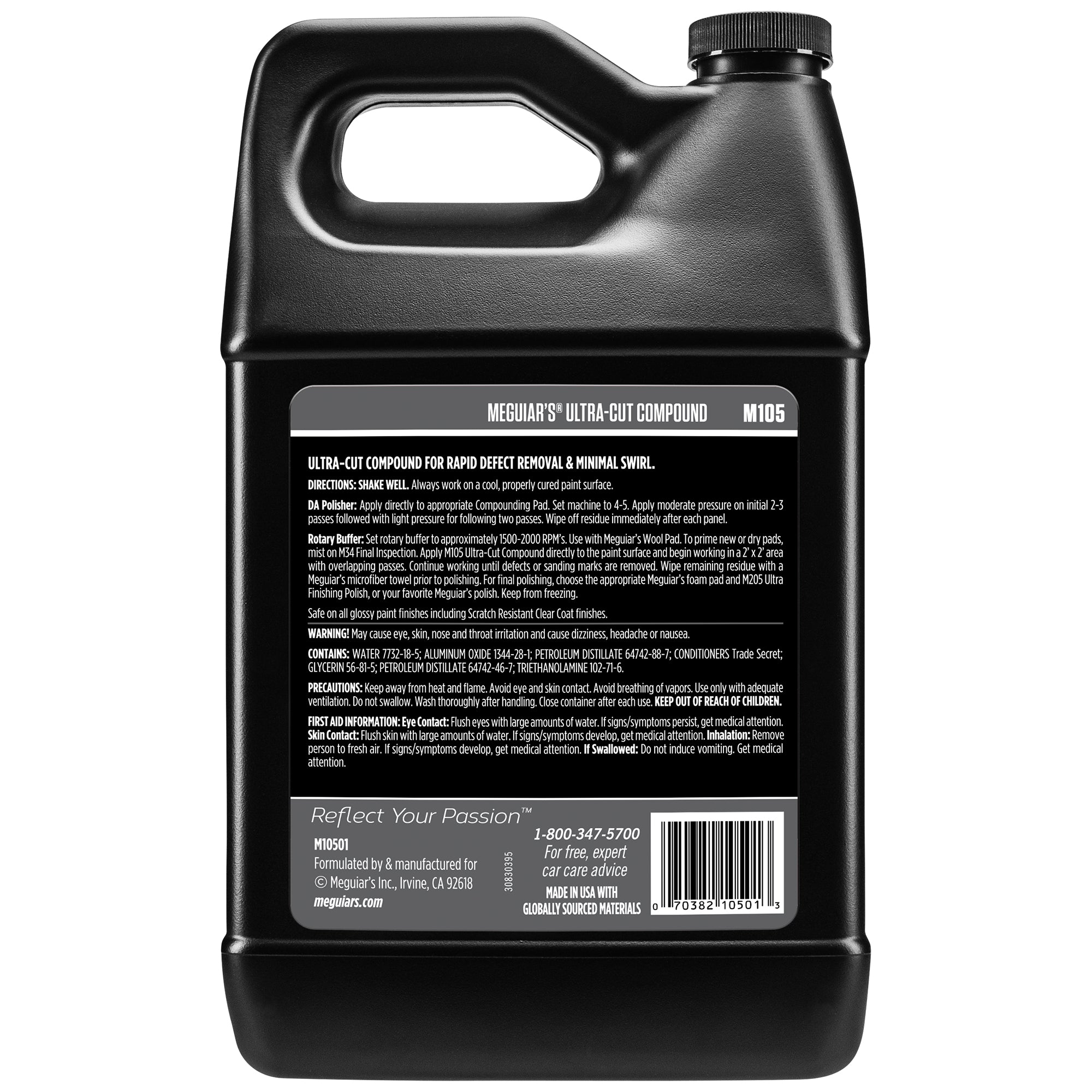 Meguiar's Ultra Cut Compound, M105 - 1 gal.
