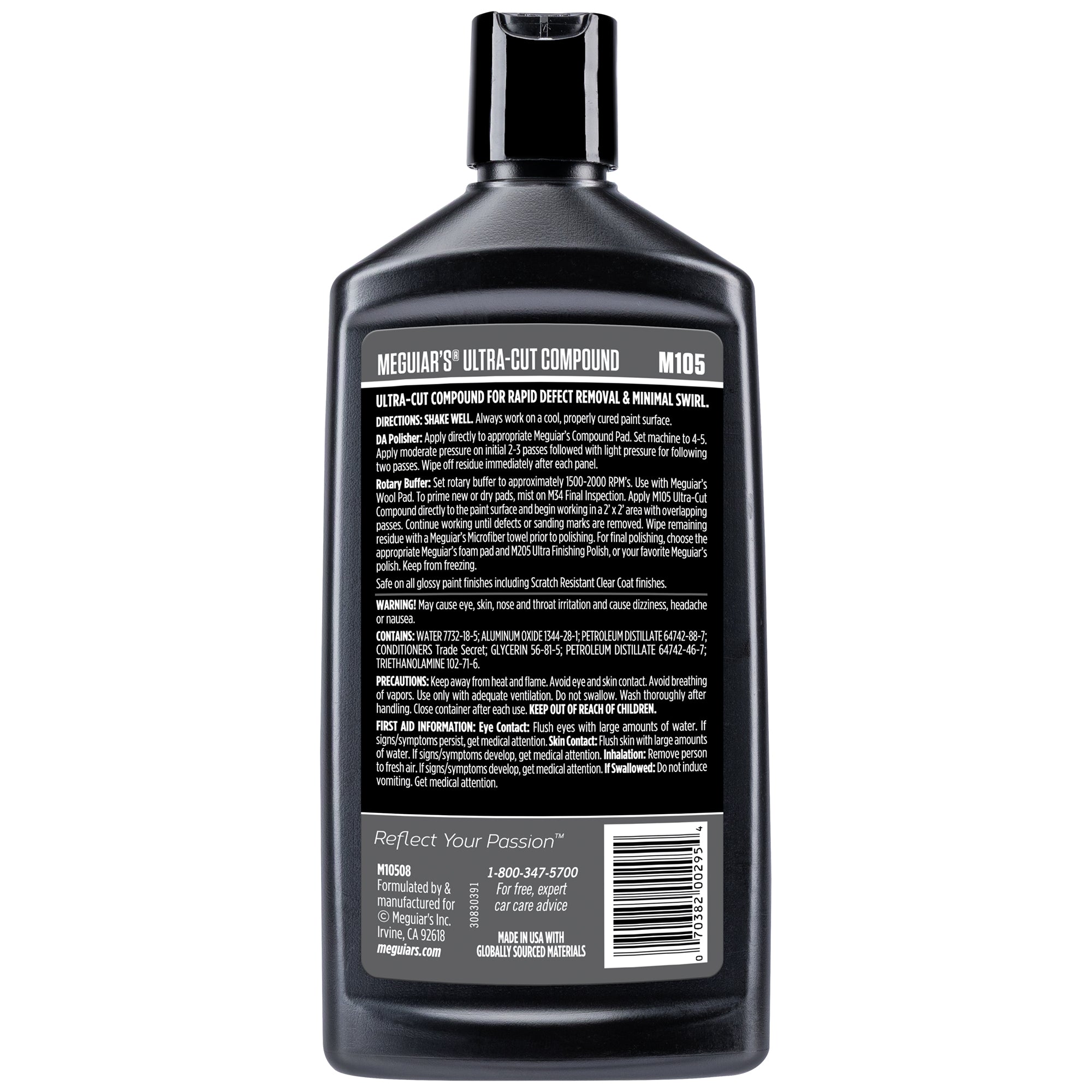 Meguiar's Ultra Cut Compound, M105 - 8 oz.