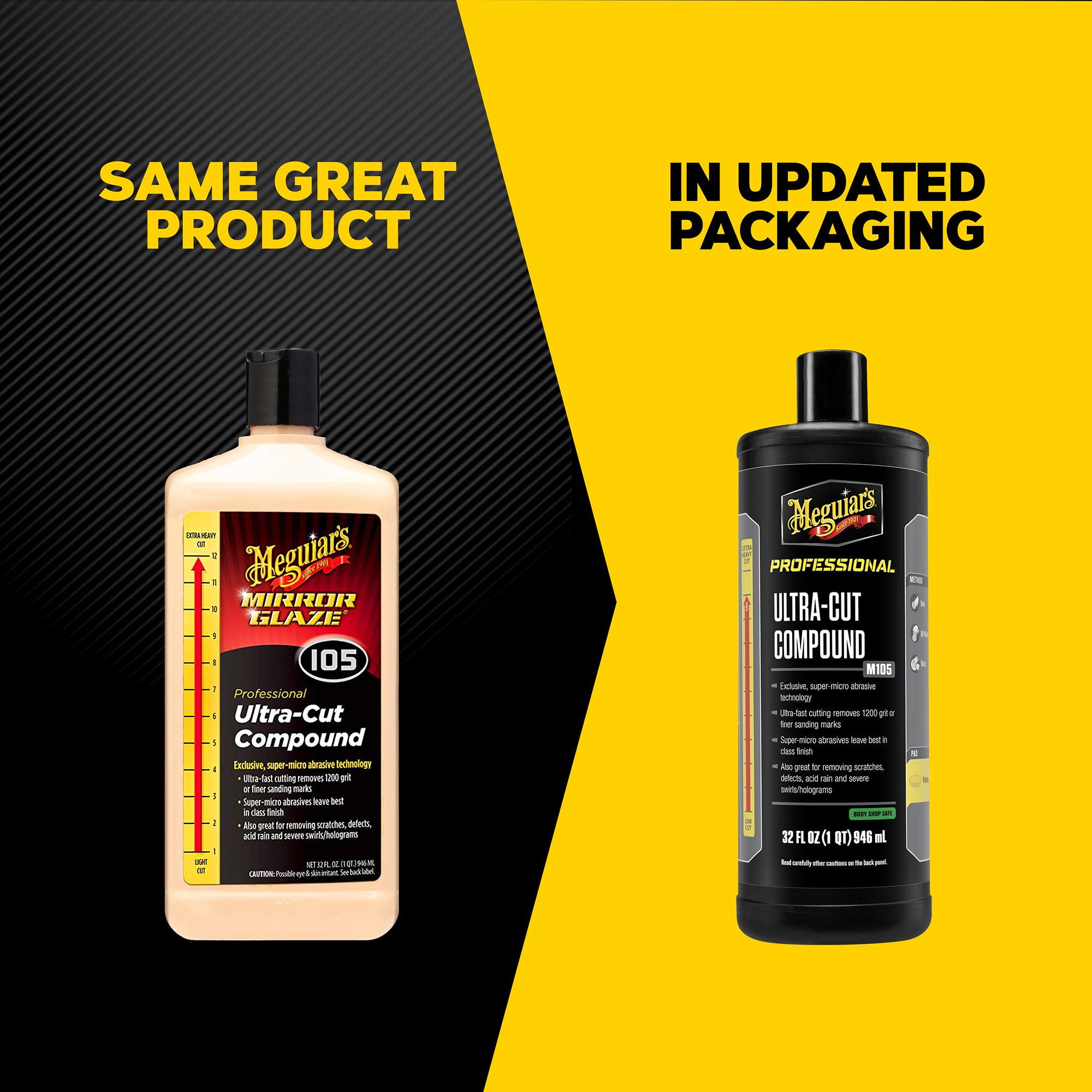 Meguiar's Ultra Cut Compound, M105 - 32 oz.