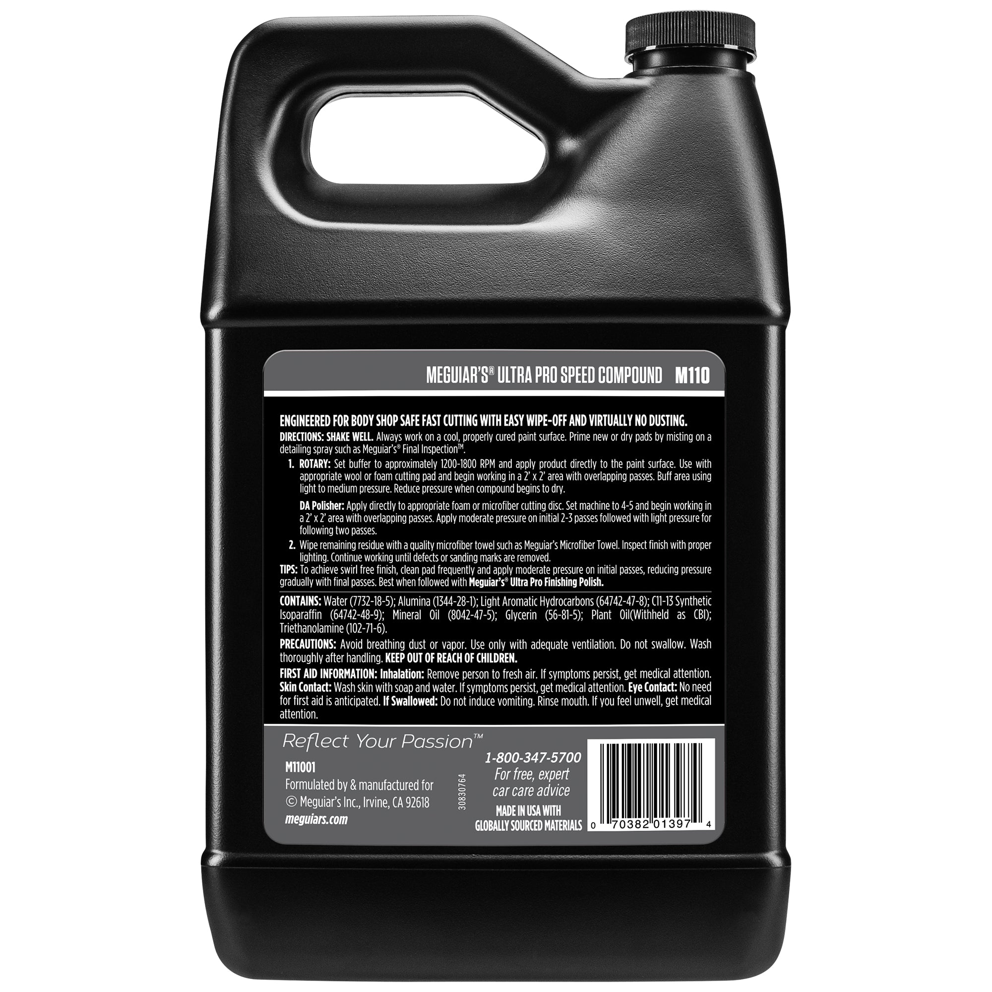 Meguiar's Ultra Pro Speed Compound, M110 - 1 gal.