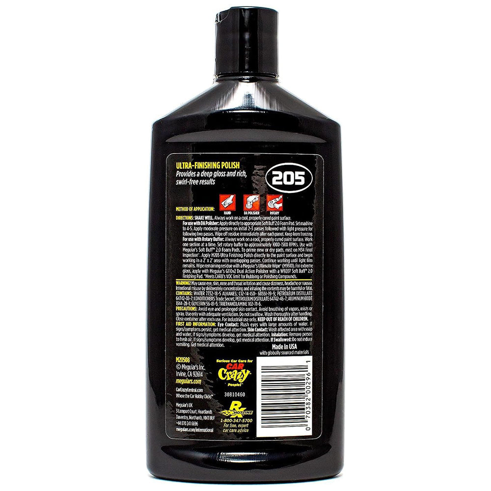 Meguiar's Ultra Finishing Polish, M205 - 8 oz.
