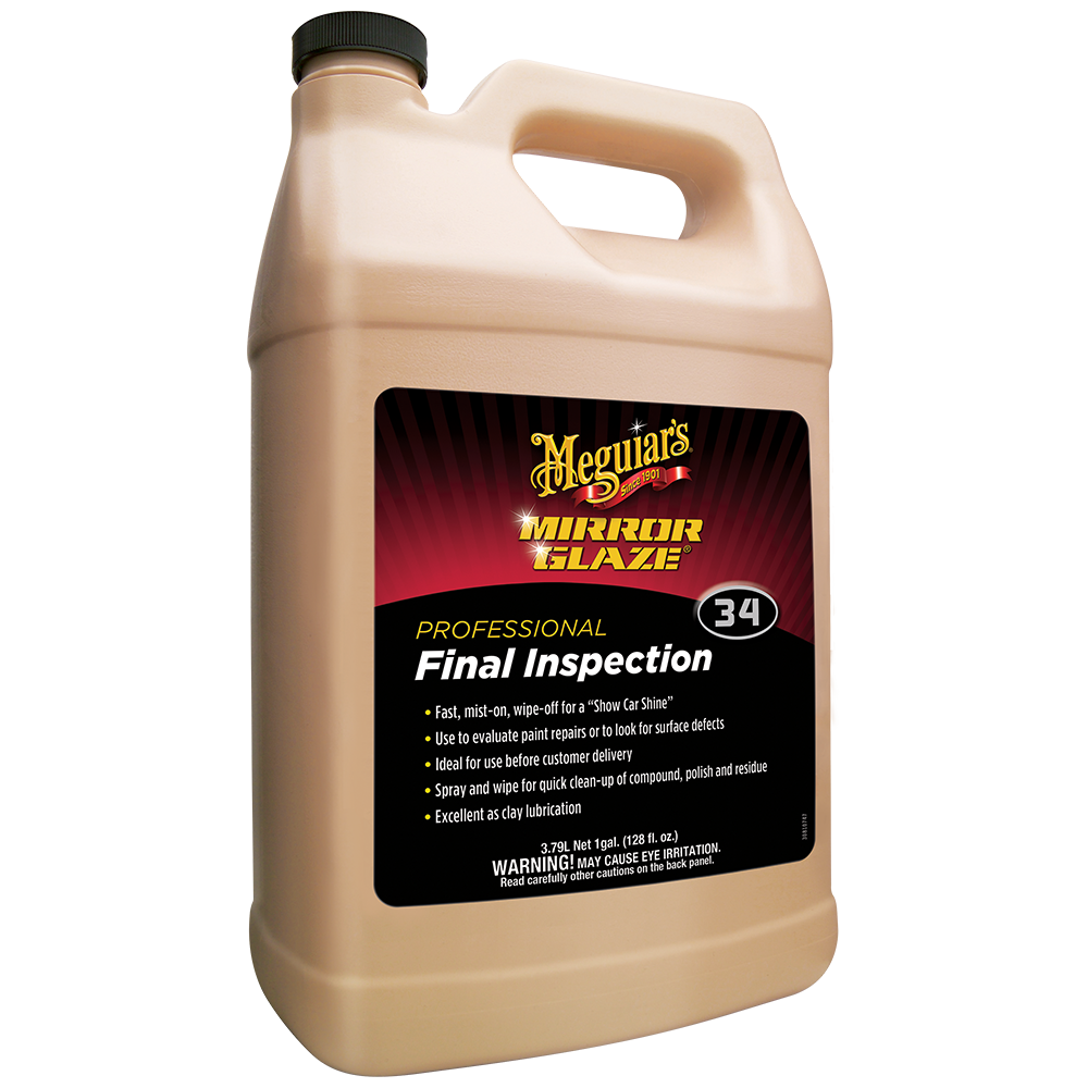 Meguiar's Final Inspection Wipe-off Detailer, M34 - 1 gal.