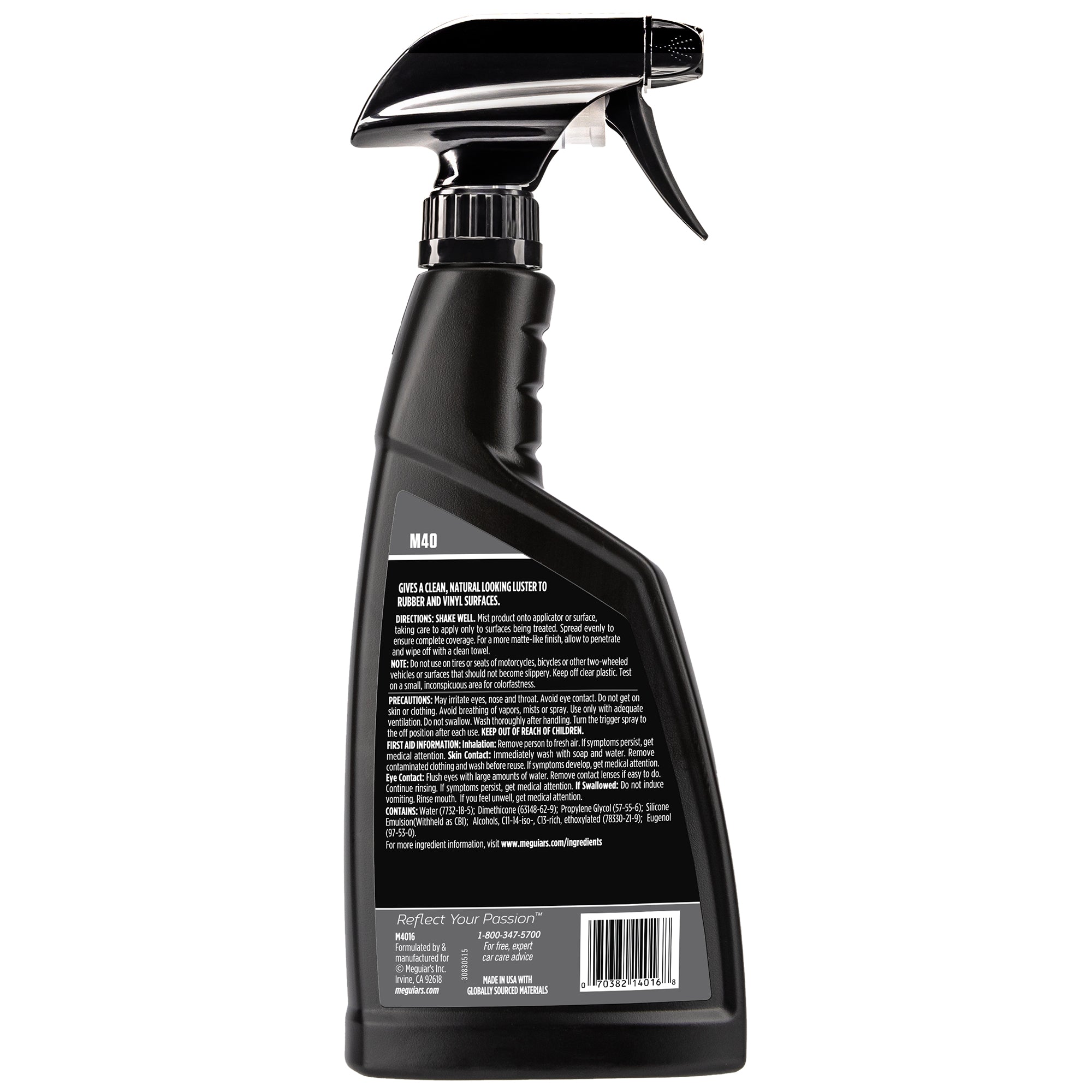Meguiar's Vinyl & Rubber Cleaner/Conditioner, M40 - 16 oz.