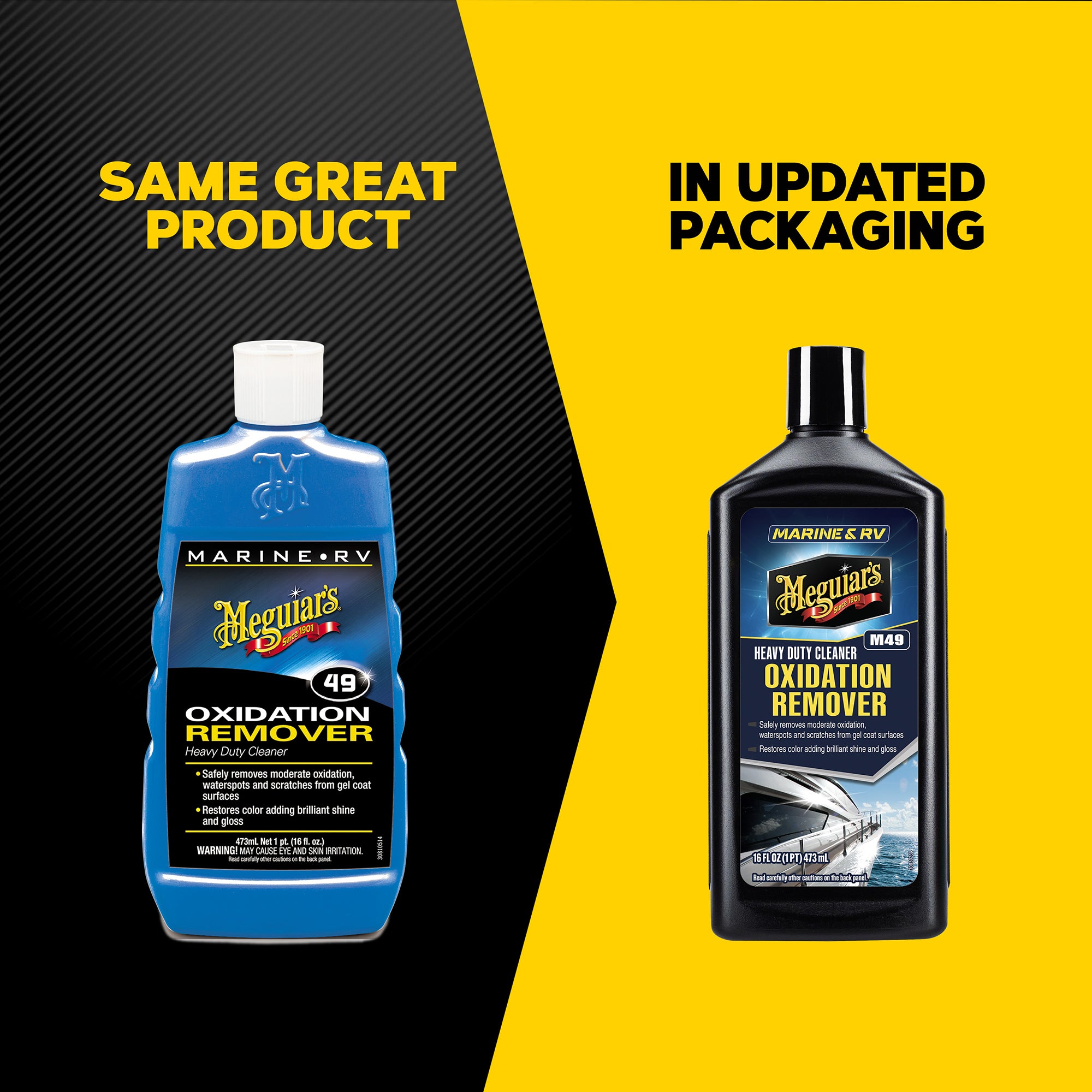 Meguiar's Marine/RV Mirror Glaze HD Oxidation Remover, #49 - 16 oz.