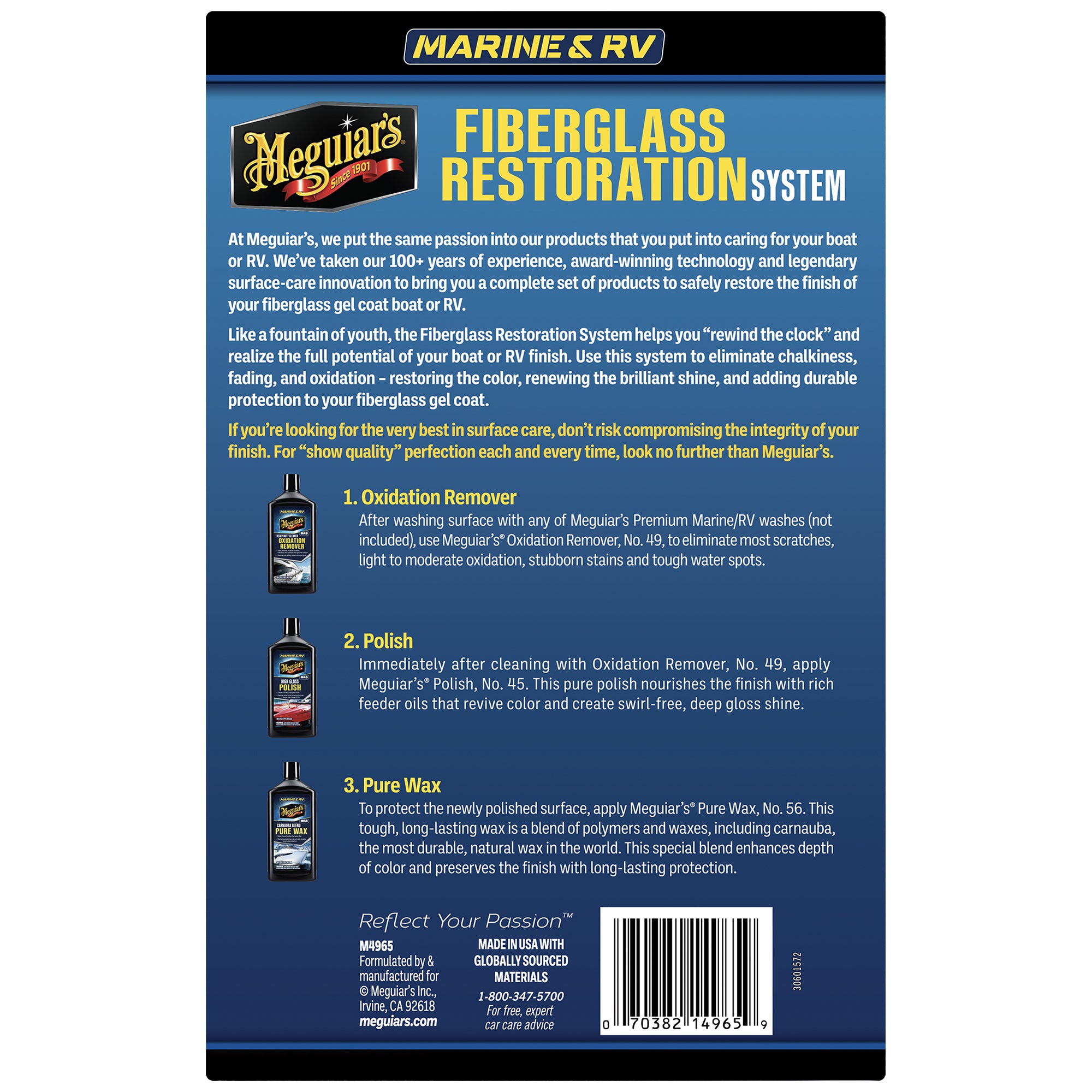 Meguiar's Marine/RV Fiberglass Restoration System