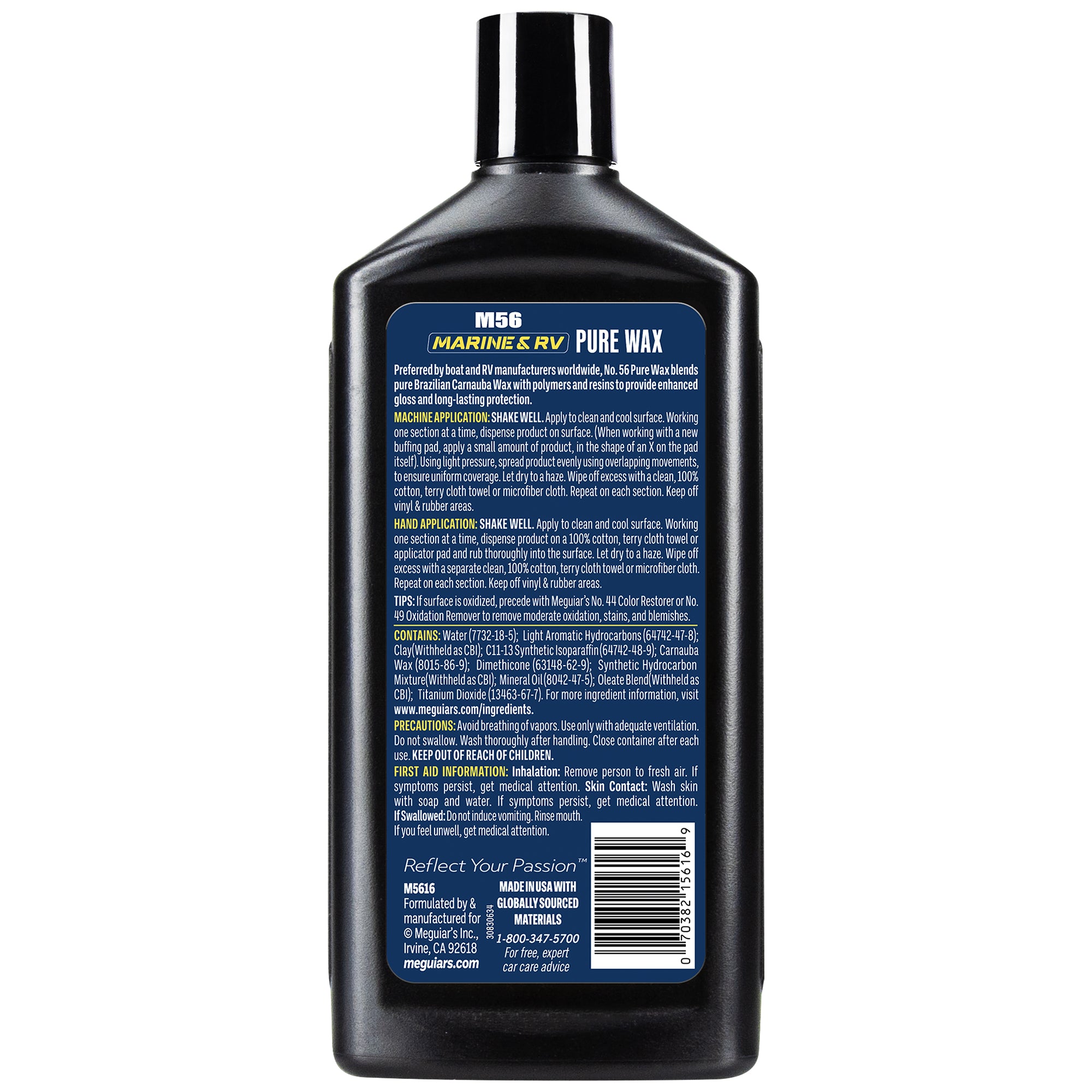 Meguiar's Marine/RV Pure Wax, #56 - 16 oz.