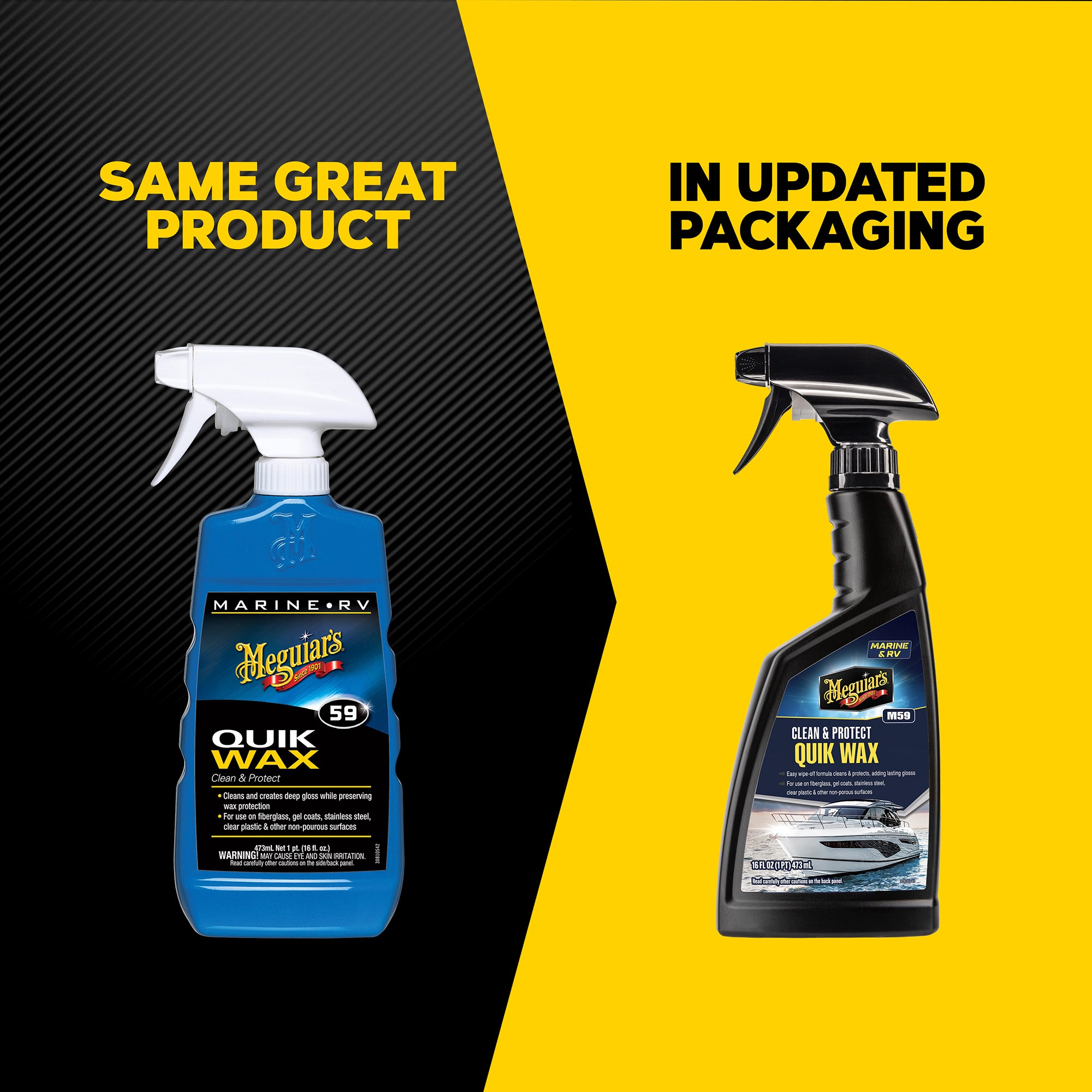 Meguiar's Marine/RV Quik Wax, #59 - 16 oz.