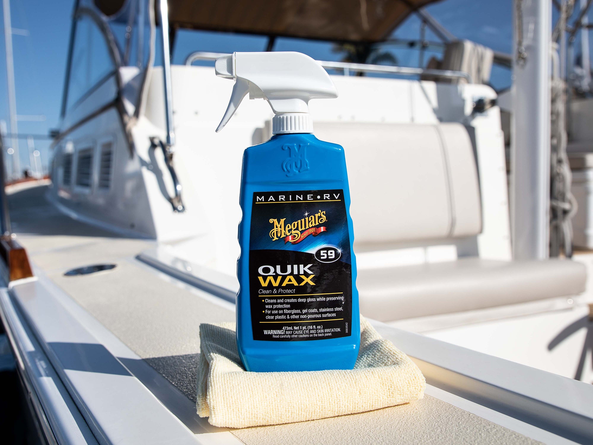 Meguiar's Marine/RV Quik Wax, #59 - 16 oz.