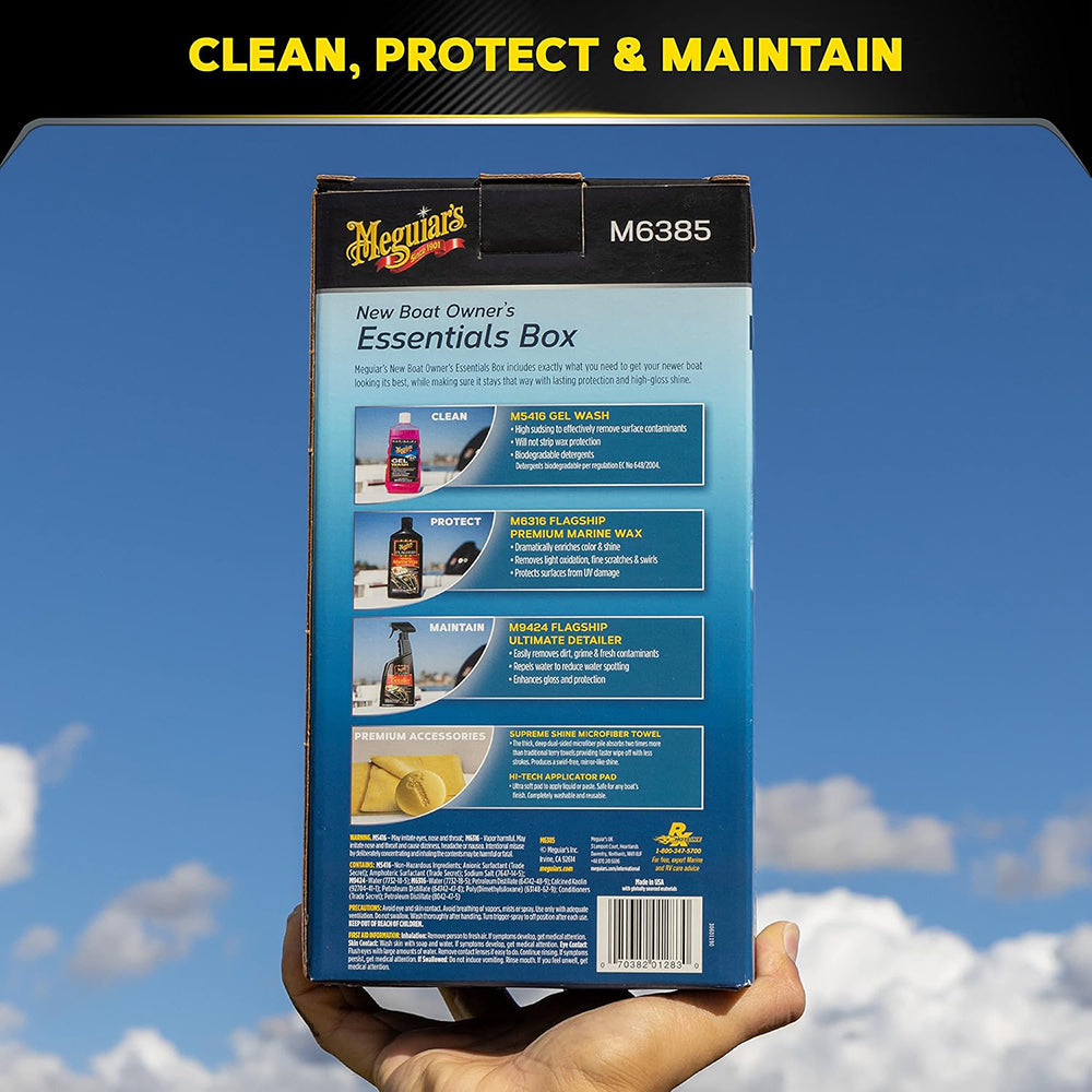 Meguiar's Marine/RV New Boat Owner's Essentials Box