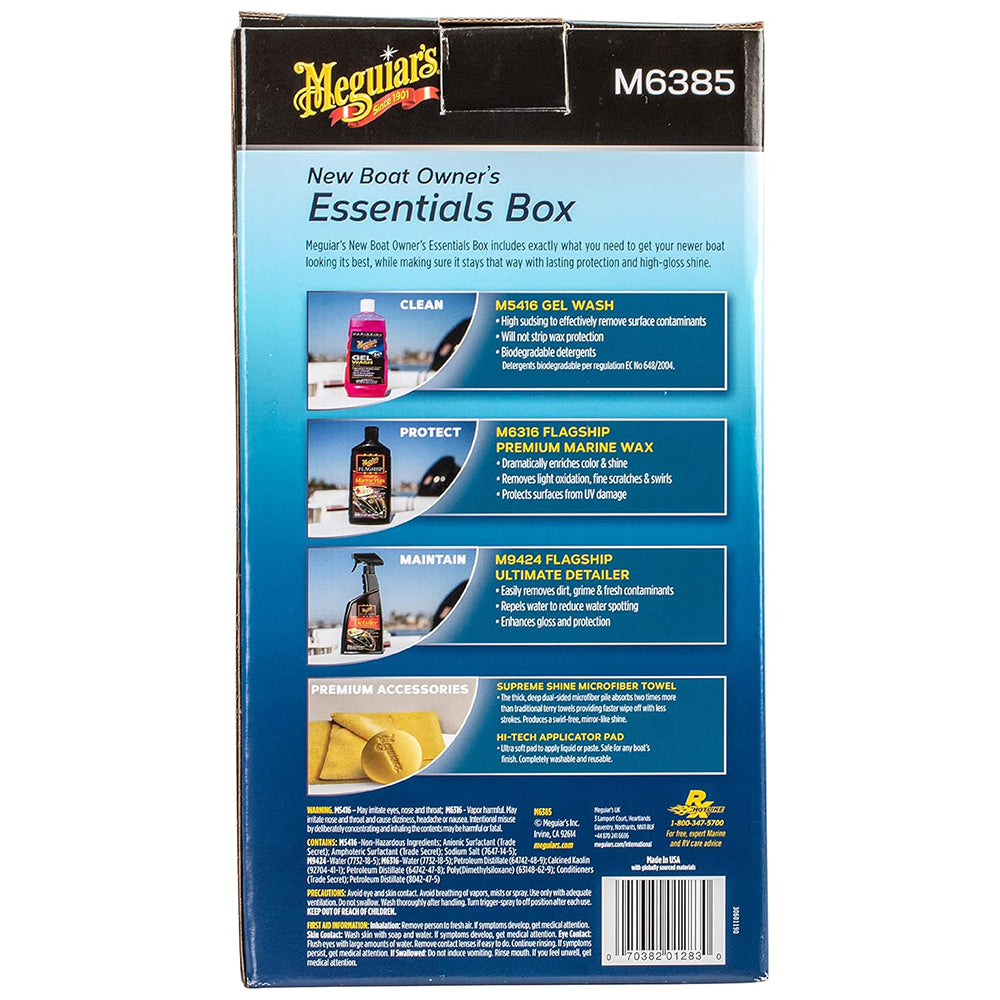 Meguiar's Marine/RV New Boat Owner's Essentials Box