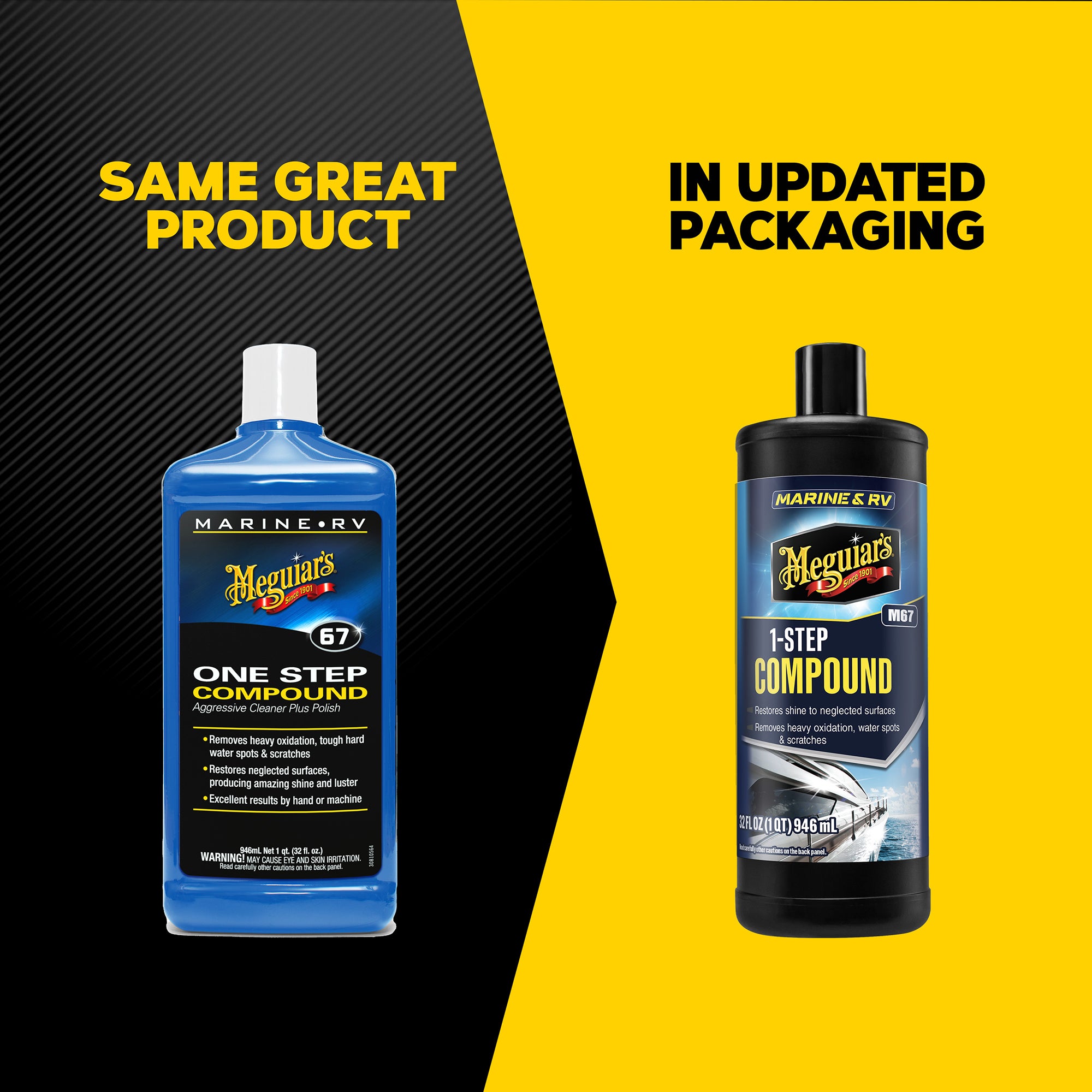 Meguiar's Marine/RV One Step Compound, #67 - 32 oz.
