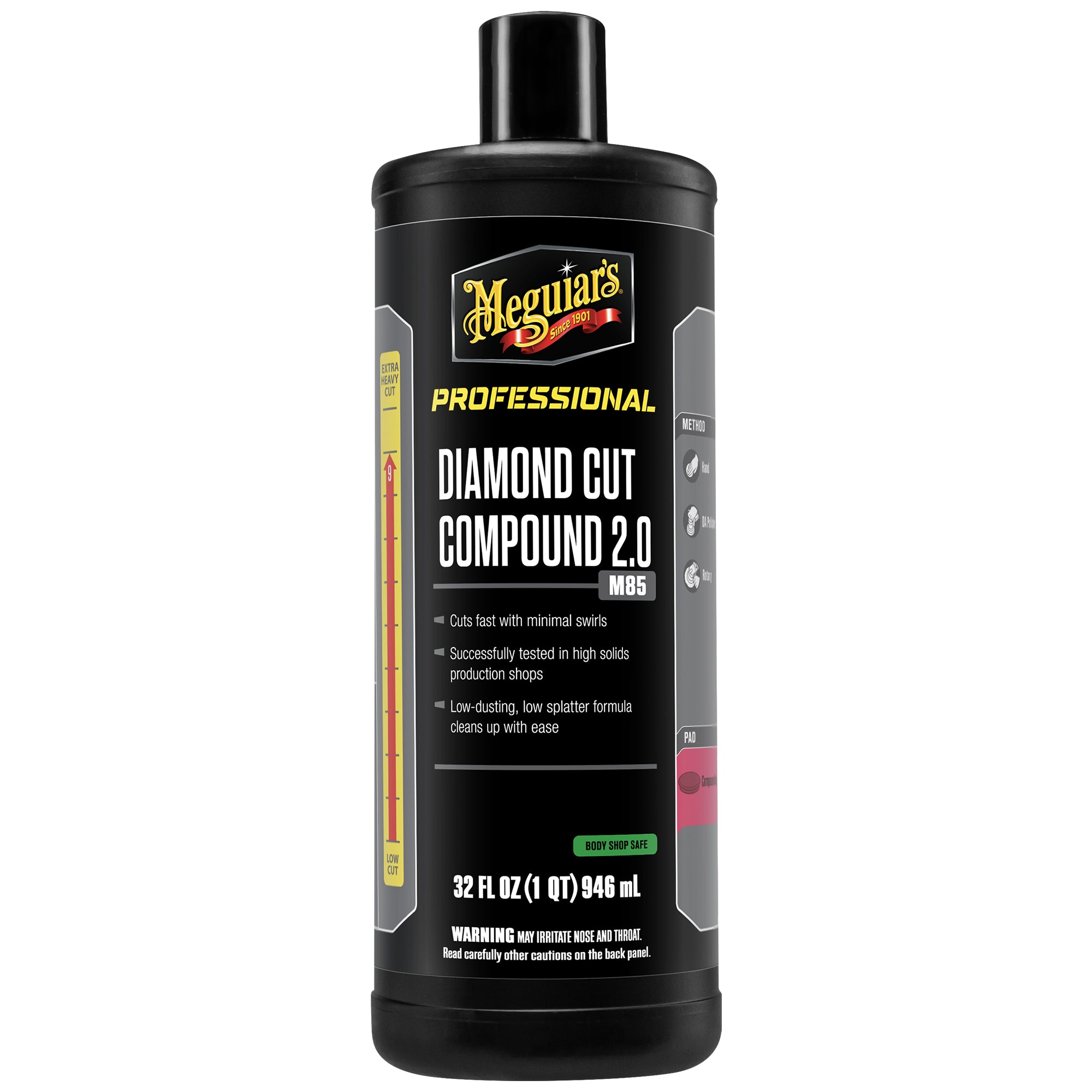 Meguiar's Diamond Cut Compound 2.0, M85 - 32 oz.