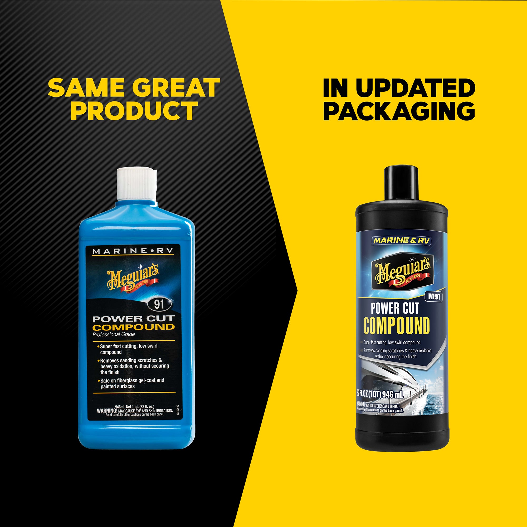 Meguiar's Marine/RV Professional Grade Power Compound, #91 - 32 oz.