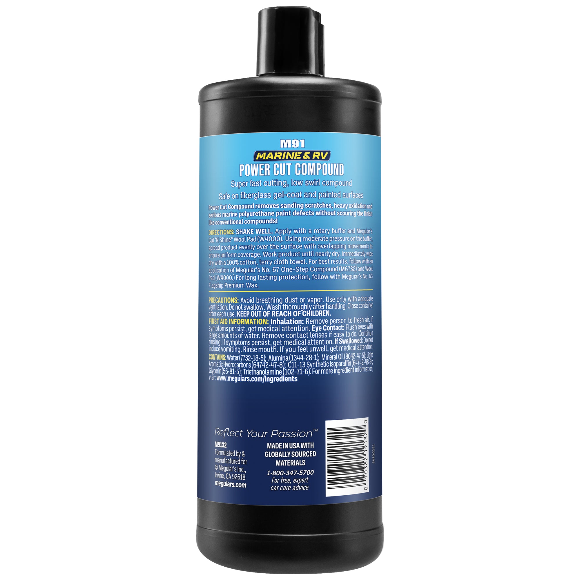 Meguiar's Marine/RV Professional Grade Power Compound, #91 - 32 oz.