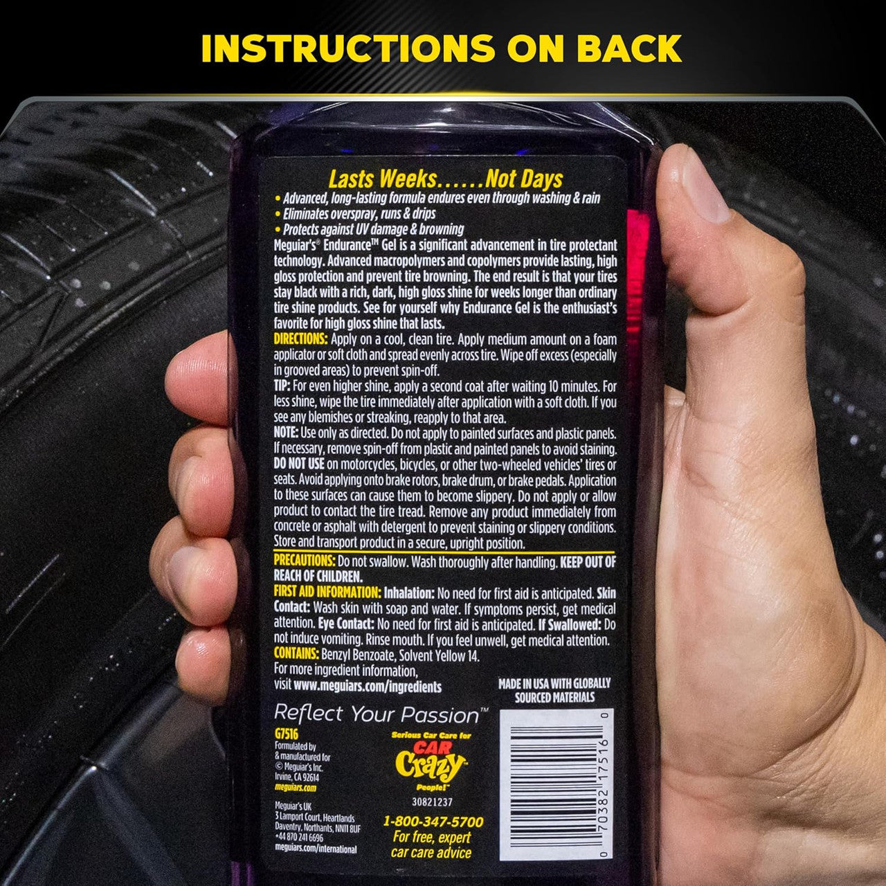 Meguiar's Endurance Tire Gel - 16 oz.
