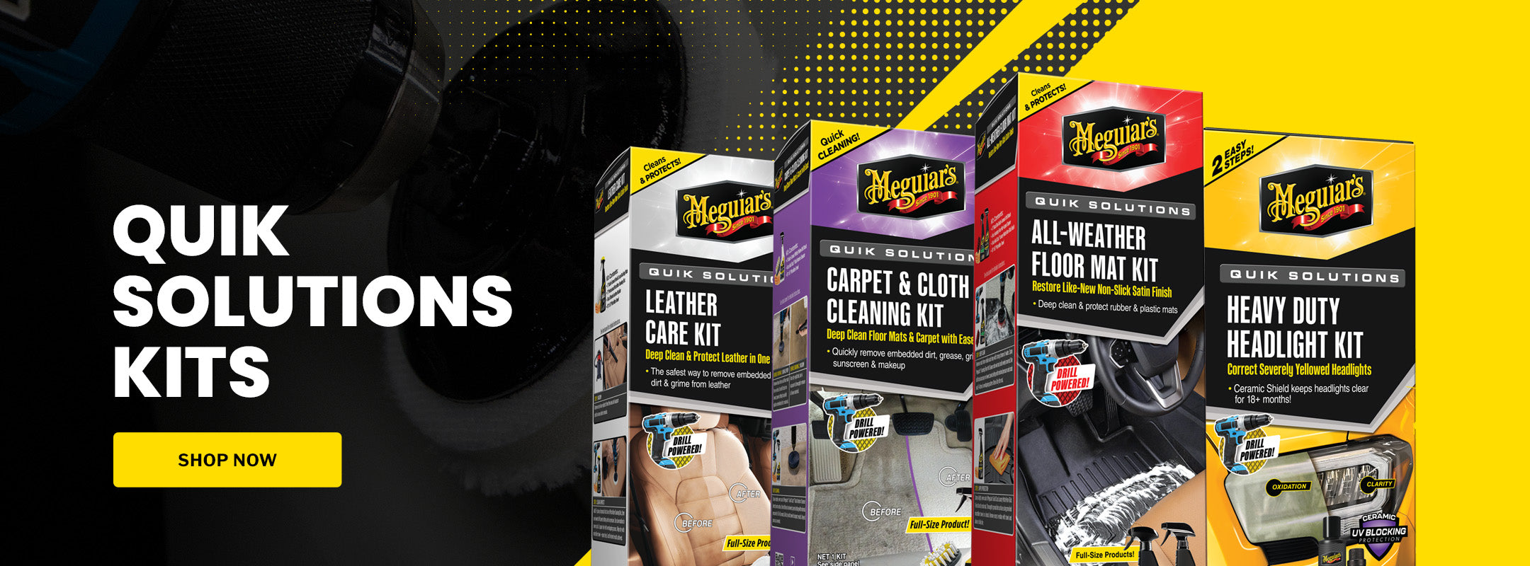 Meguiar's Quik Solutions Kits