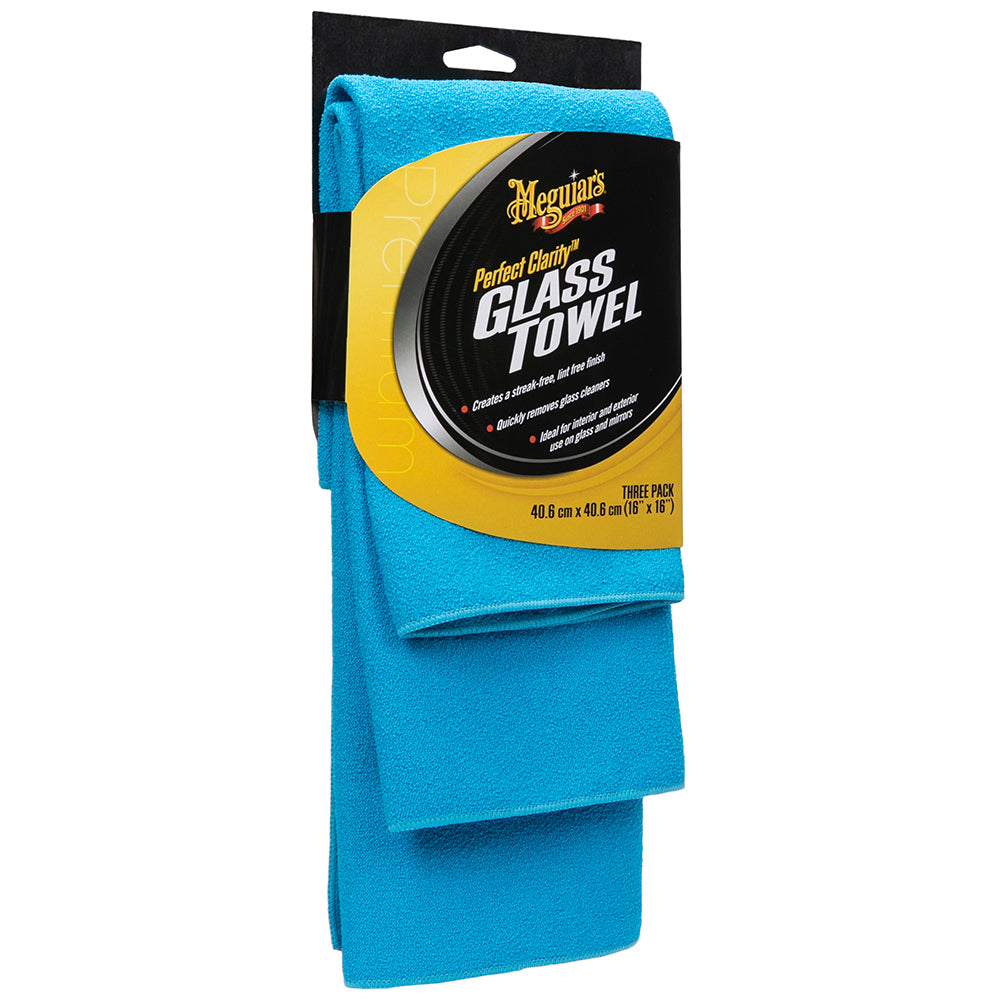 Meguiar's Perfect Clarity Glass Towel (3 pack)