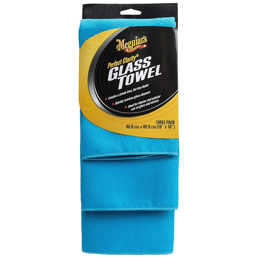Meguiar's Perfect Clarity Glass Towel (3 pack)