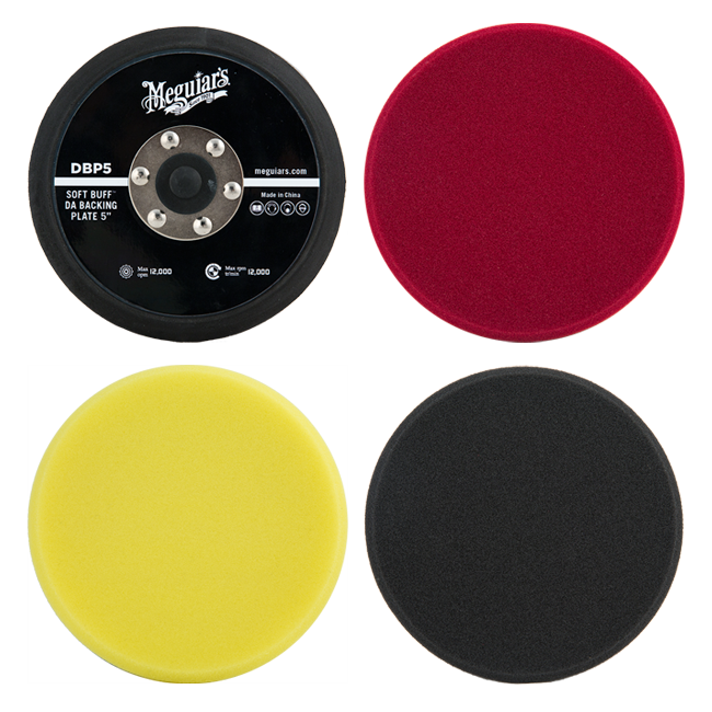 Meguiar's 5-Inch Pad/Plate Kit