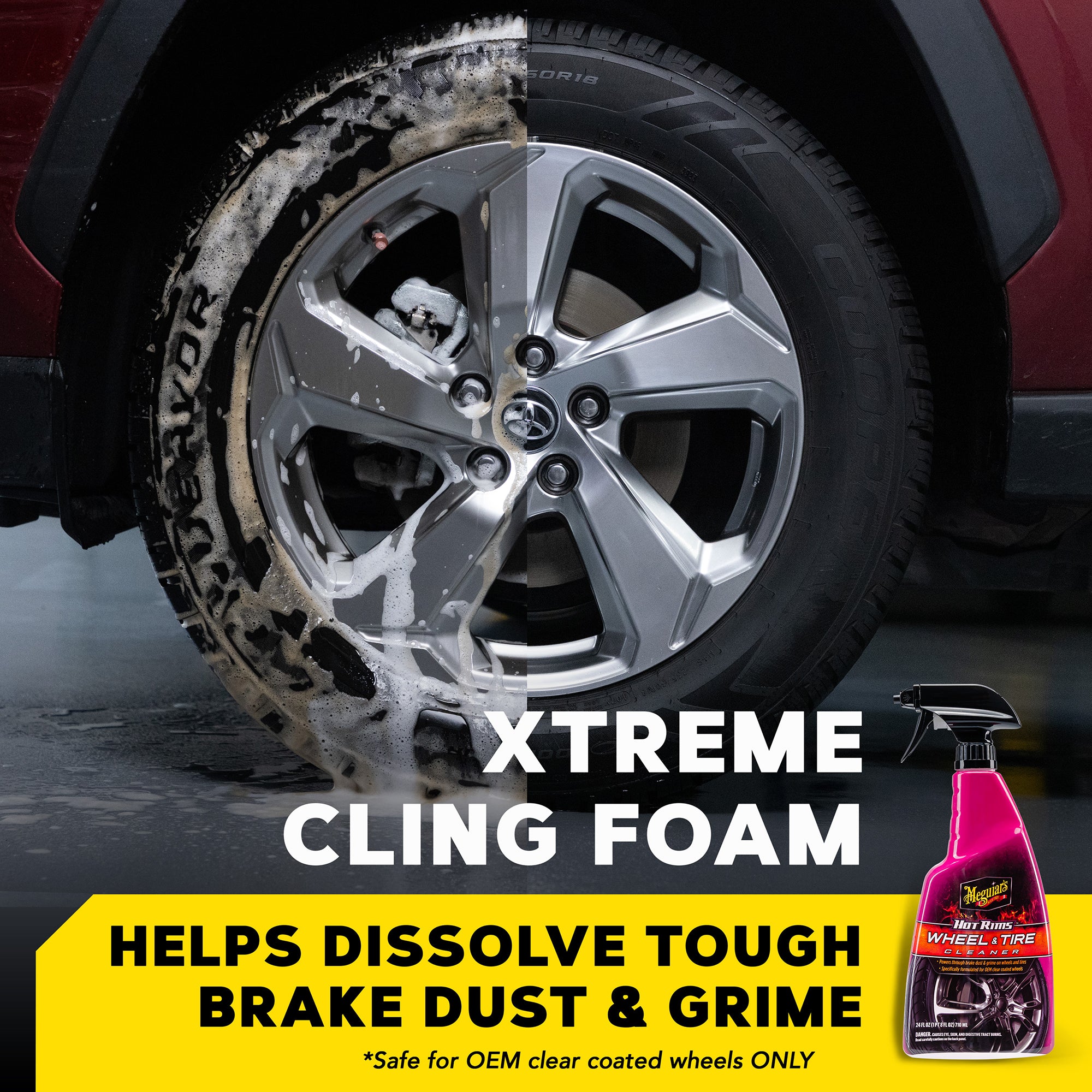 Meguiar's Hot Rims Wheel & Tire Cleaner - 24 oz - G9524