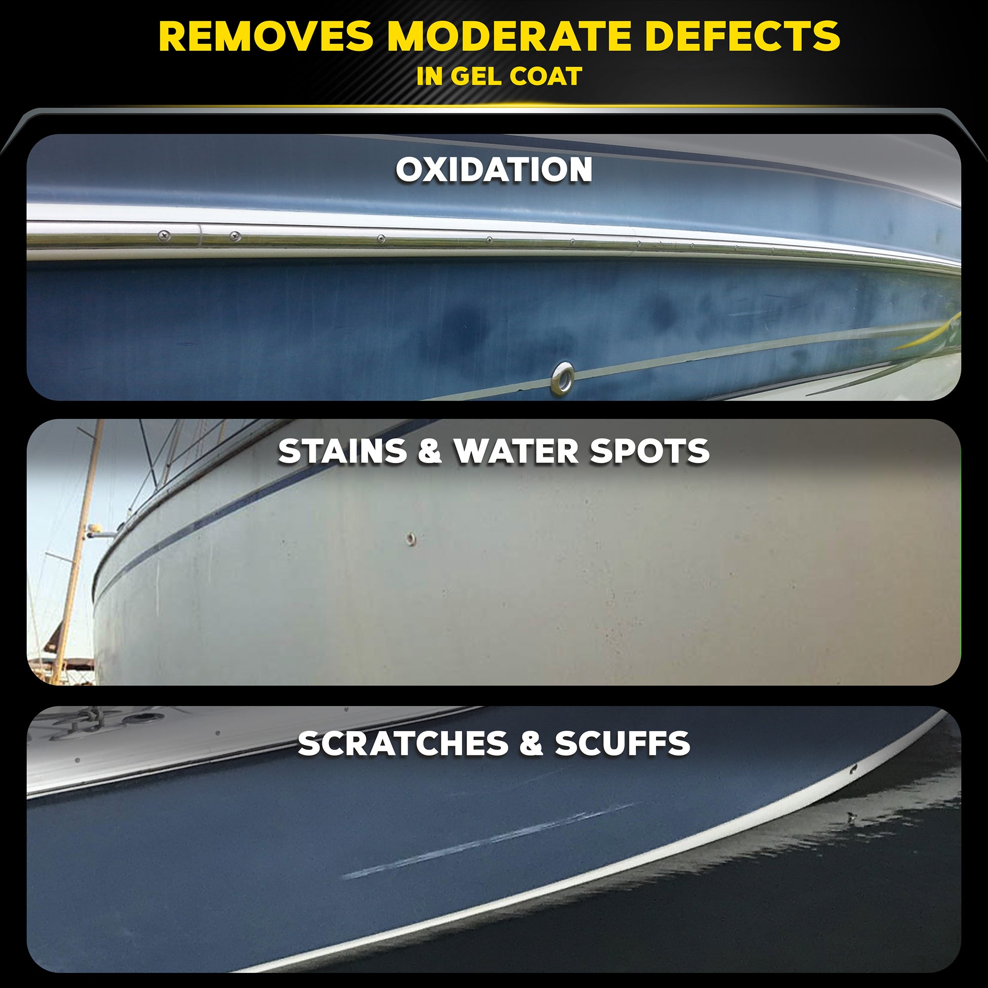 Meguiar's Marine/RV Mirror Glaze HD Oxidation Remover, #49 - 16 oz.