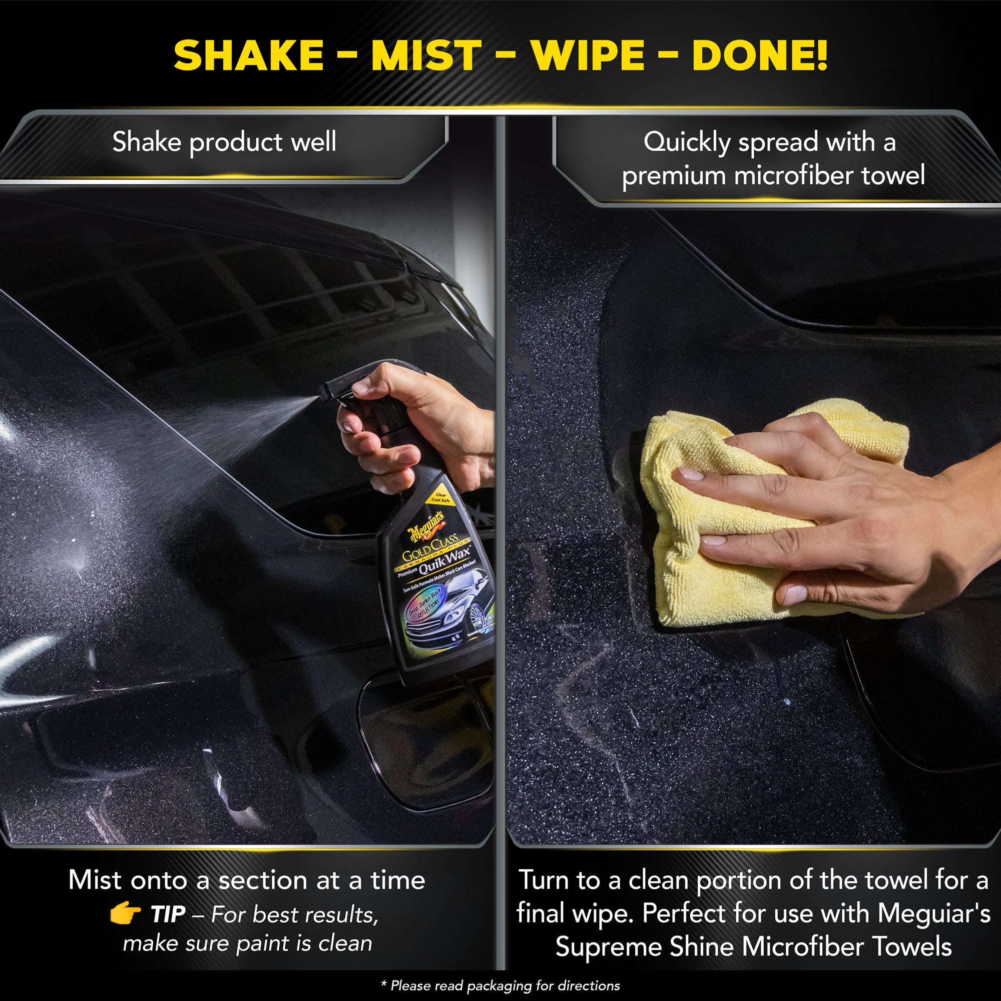 Meguiar's Gold Class Quik Wax - 16 oz.