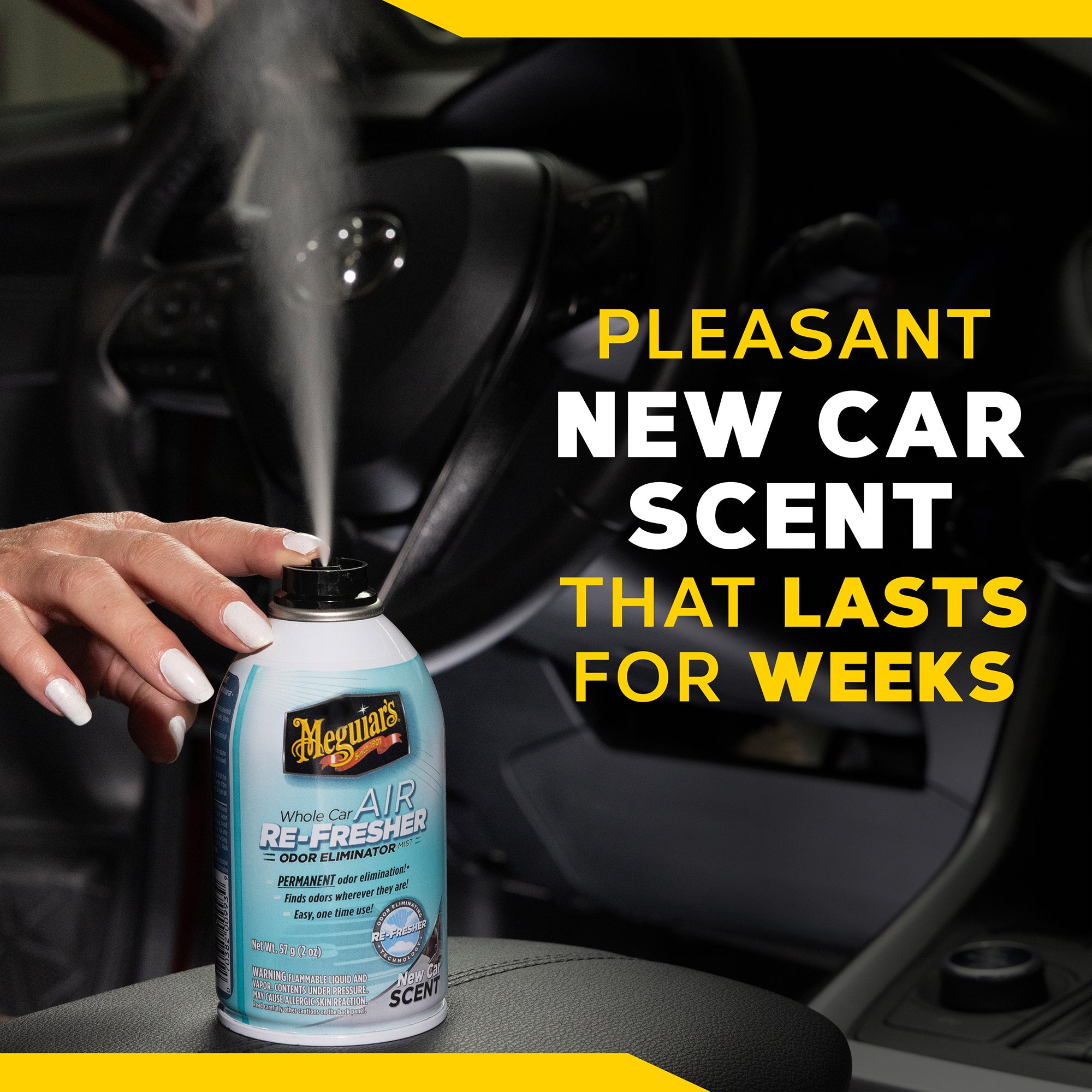 Meguiar's Whole Car Air Refresher Odor Eliminator - New Car Scent