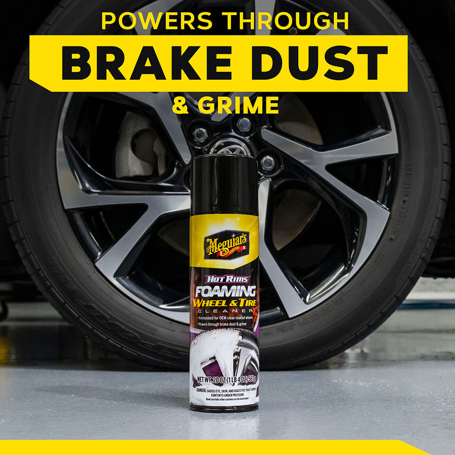 Meguiar's Hot Rims Foaming Wheel & Tire Cleaner - 20 oz.