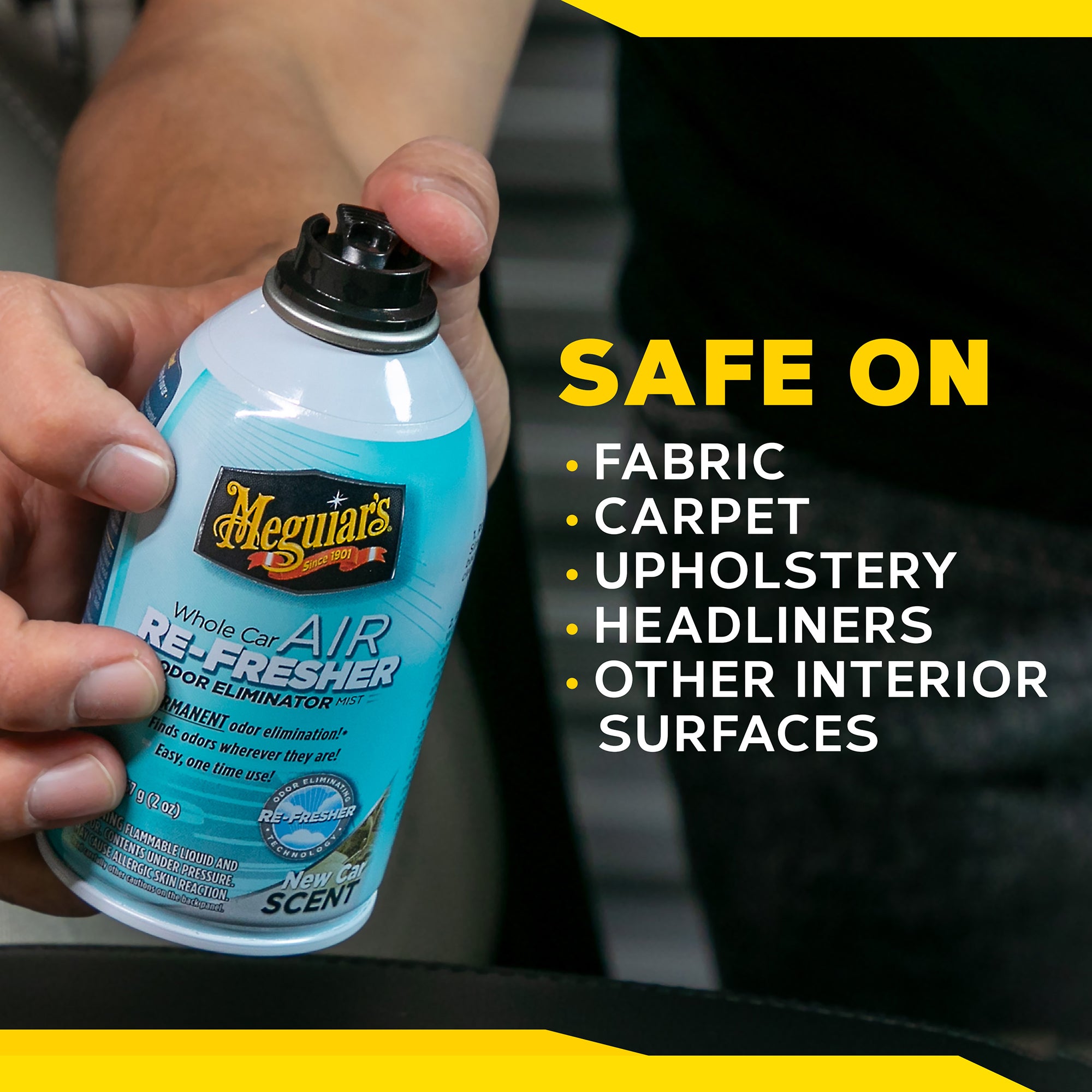 Meguiar's Whole Car Air Refresher Odor Eliminator - New Car Scent