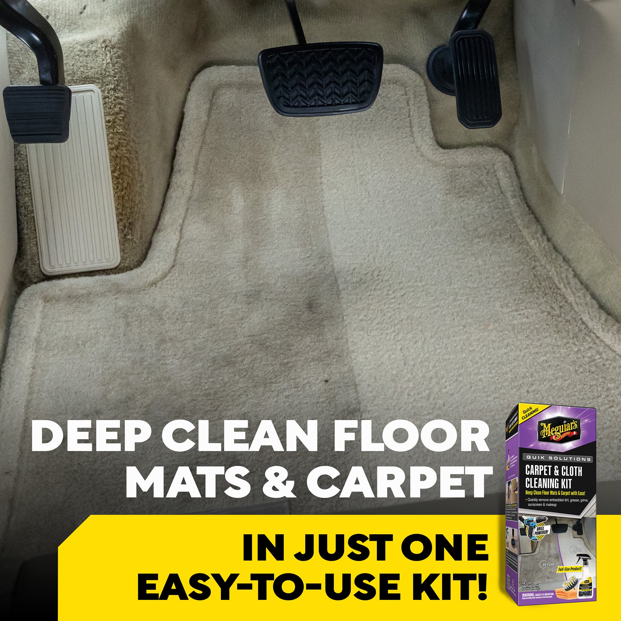Meguiar's Quik Carpet & Cloth Cleaning Kit