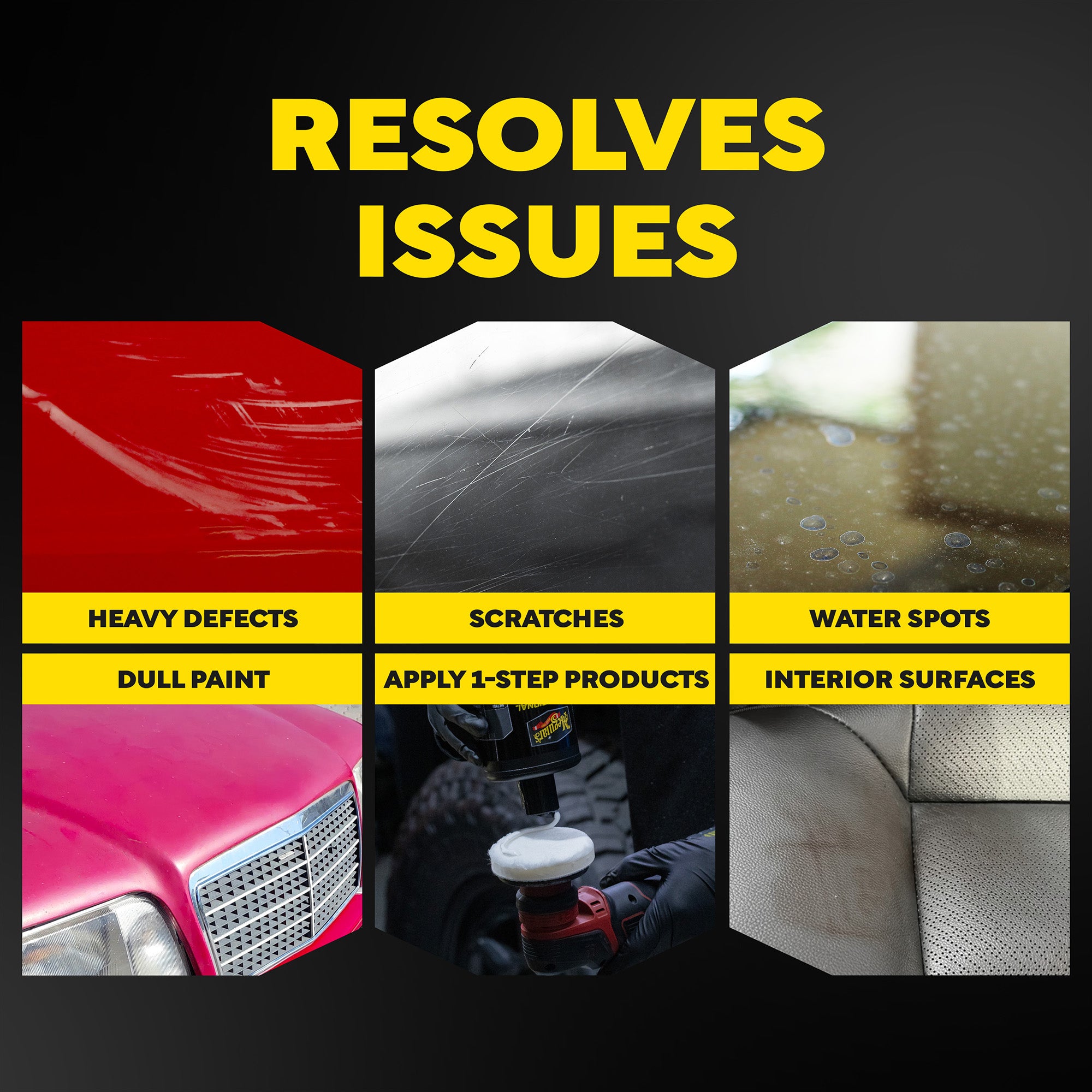 Meguiar's Professional Ultra Universal Microfiber Pads, M3MFP3 - 3" (3 pack)