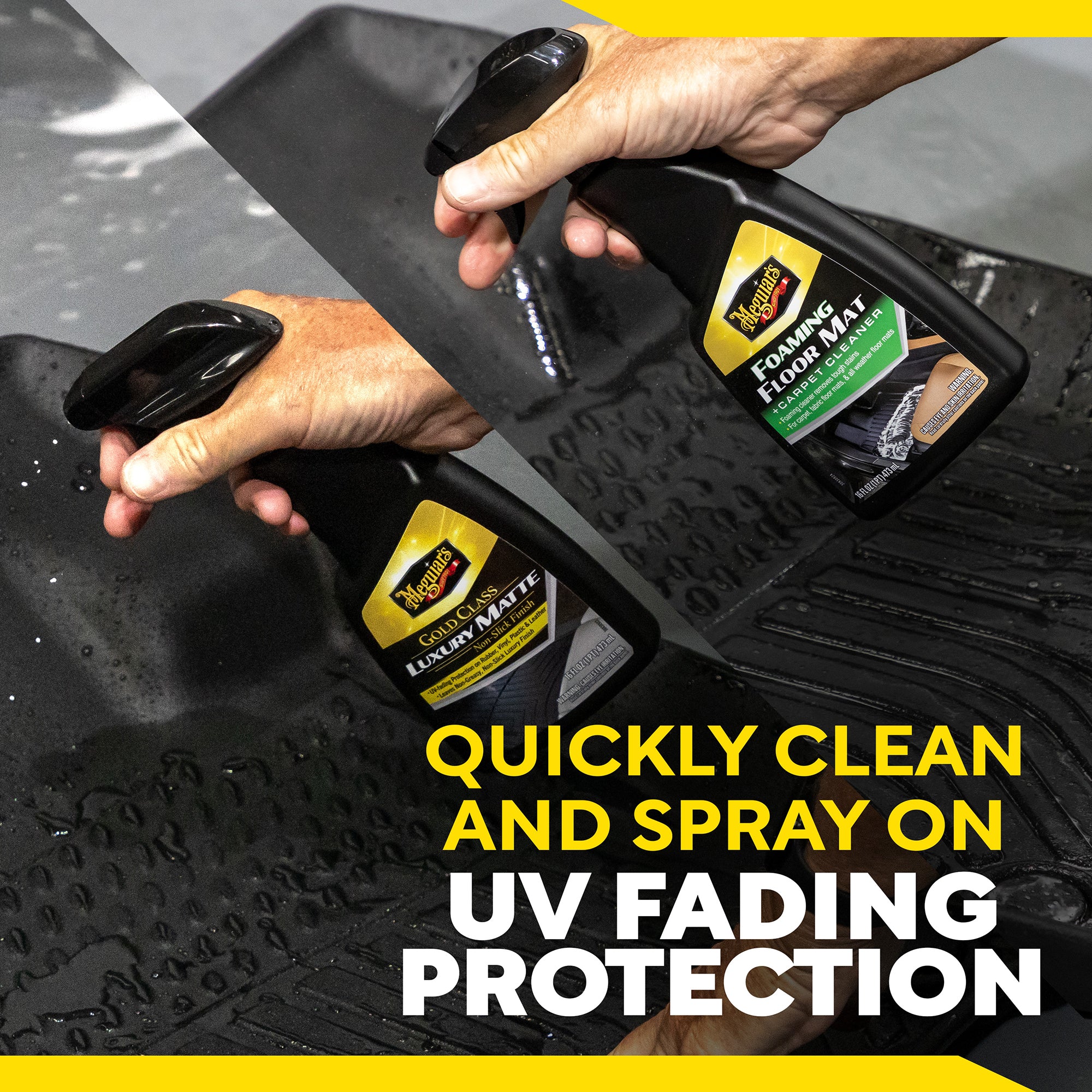 Meguiar's Quik Solutions All-Weather Floor Mat Kit