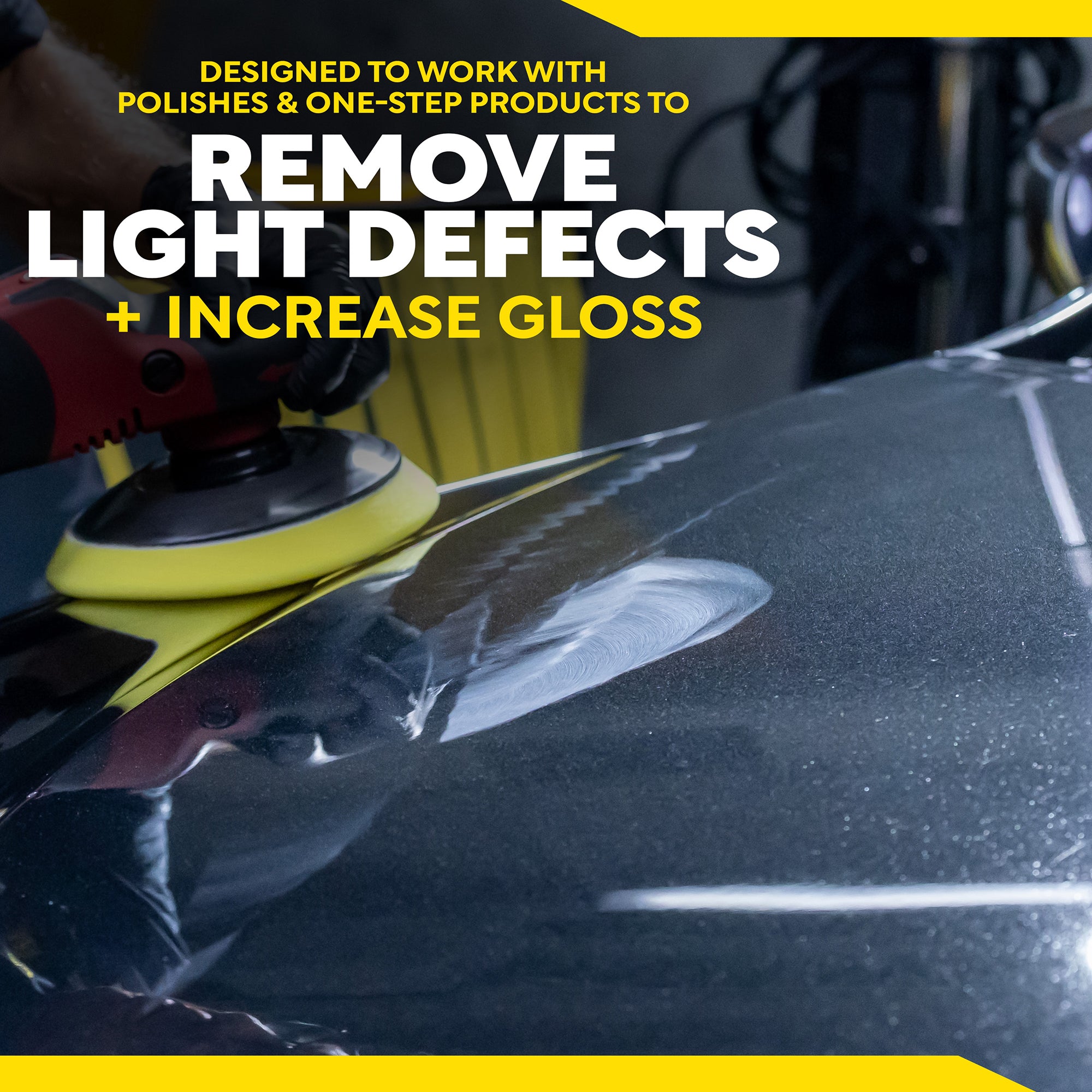 Meguiar's Professional Foam Polishing Pads, M6PFP2 - 6", Yellow (2 pack)