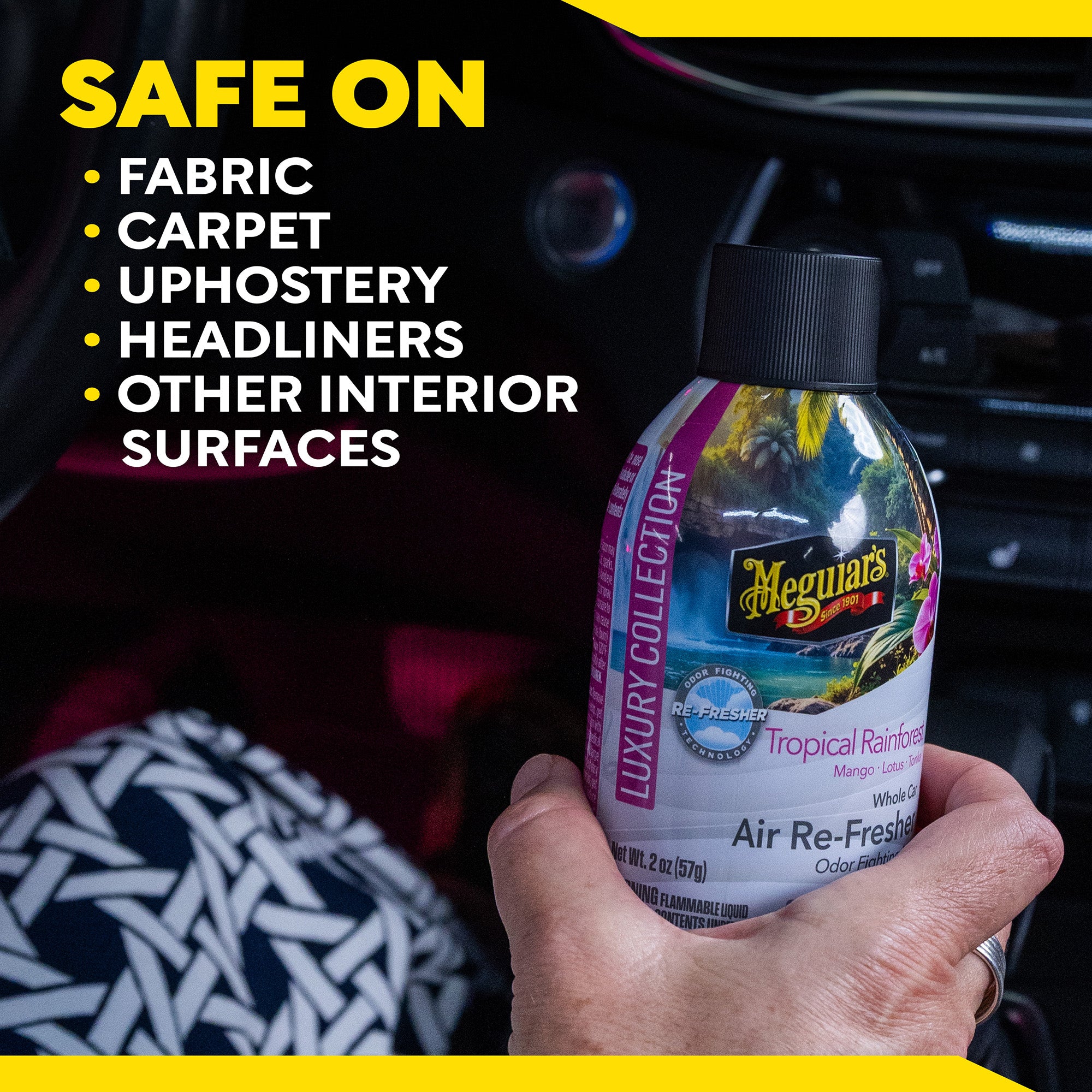 Meguiar's Whole Car Air Refresher Odor Eliminator - Tropical Rainfores