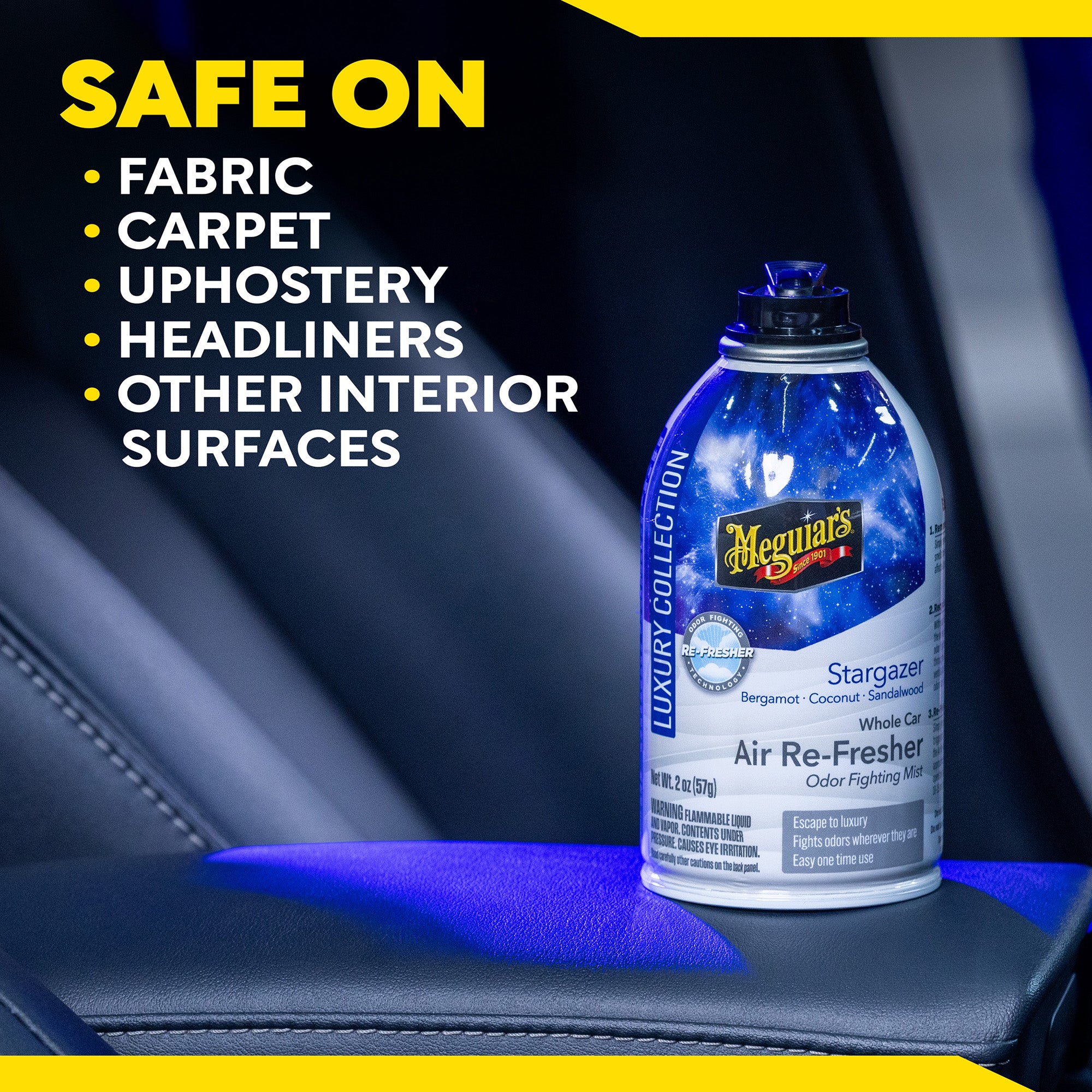 Meguiar's Whole Car Air Refresher Odor Eliminator - Stargazer Scent