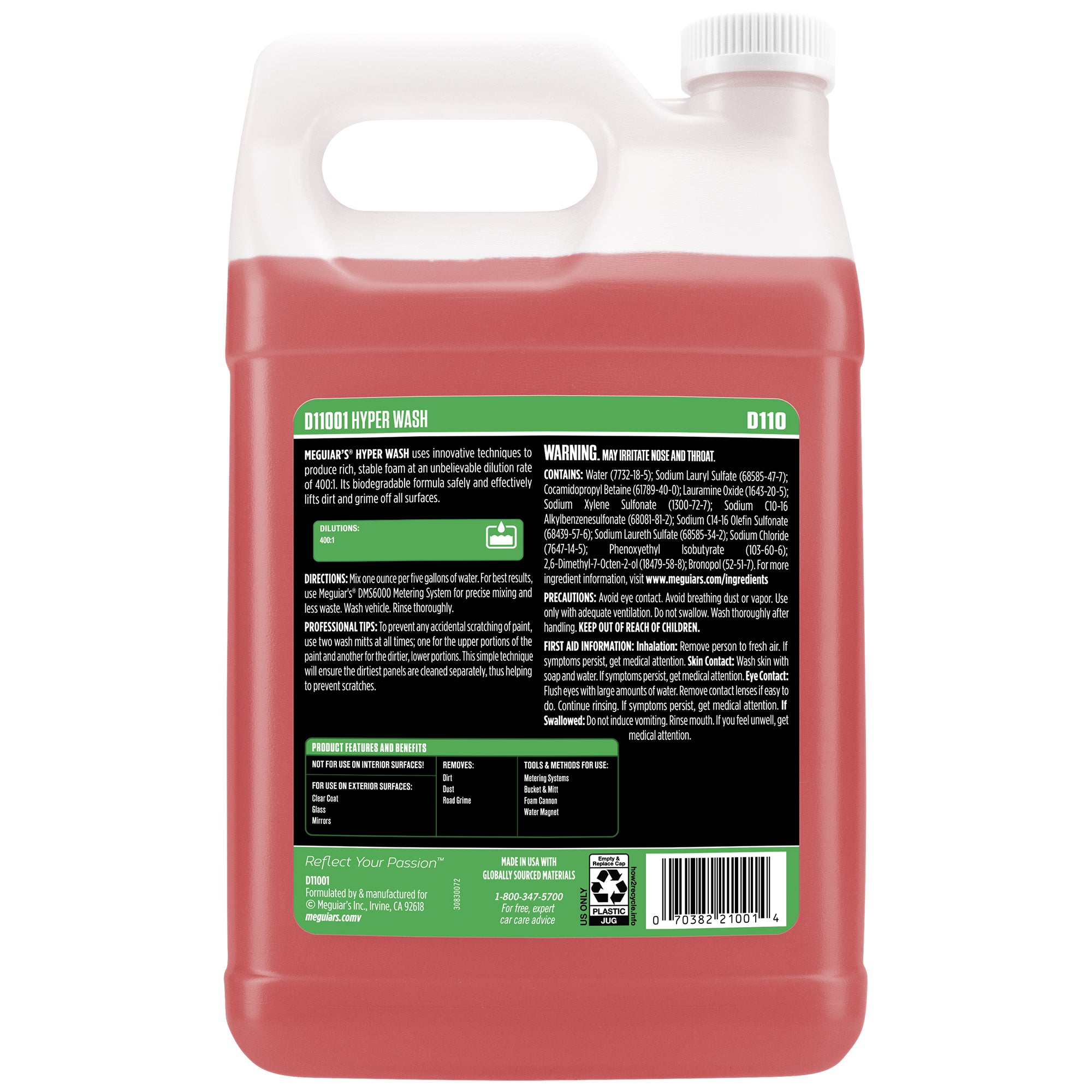 Meguiar's Hyper Wash, D110 - 1 gal.
