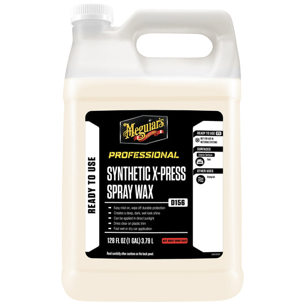 megu Meguiar's Synthetic X-Press Spray Wax, D156 - 1 gal.