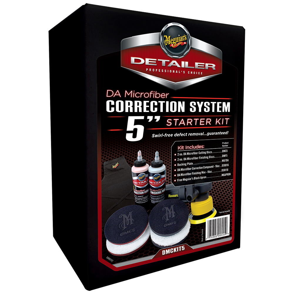 Meguiar's DA Microfiber Correction System Starter Kit - 5"