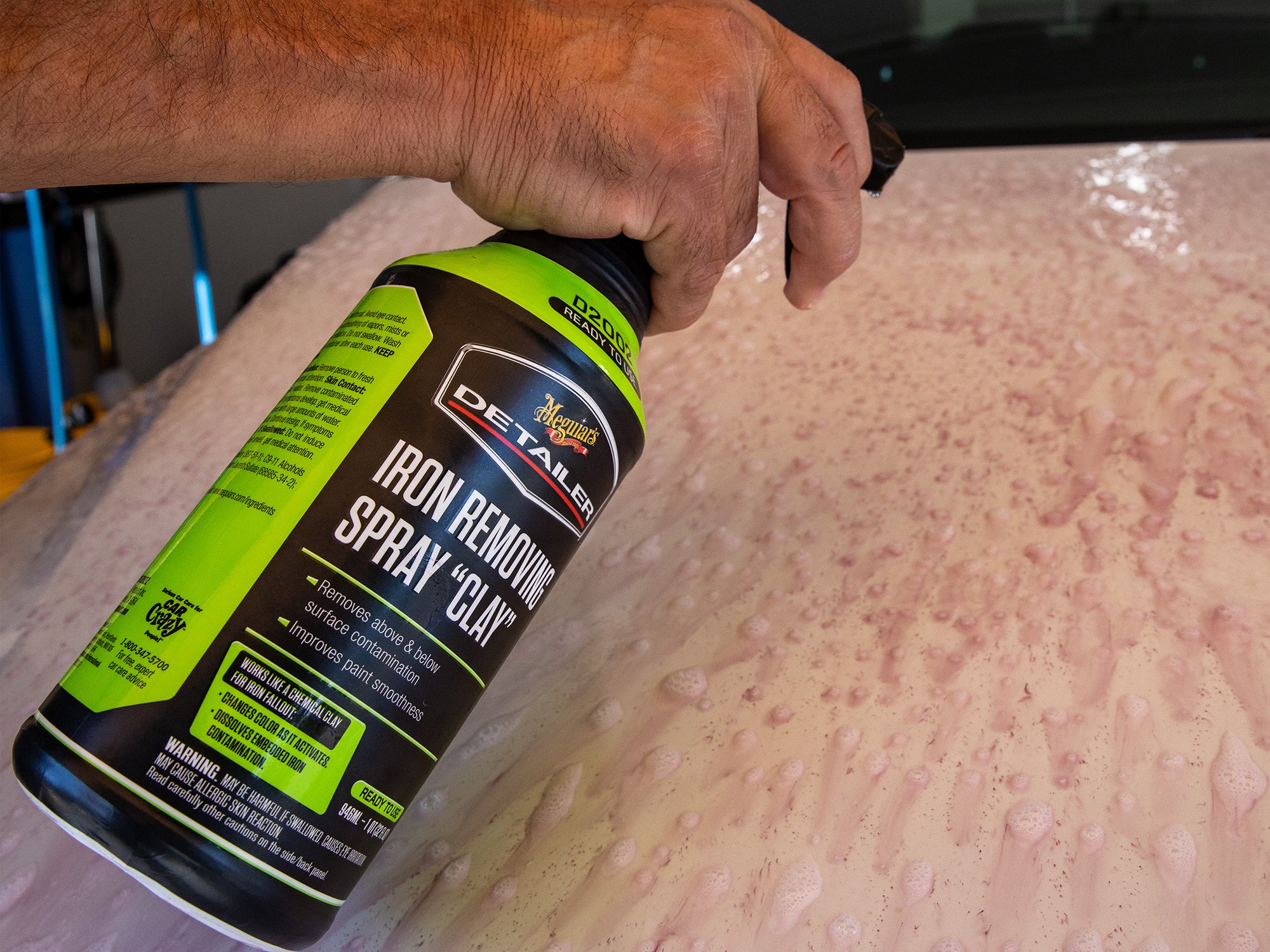 Meguiar's Iron Removing Spray "Clay", D2002 - 32 oz.