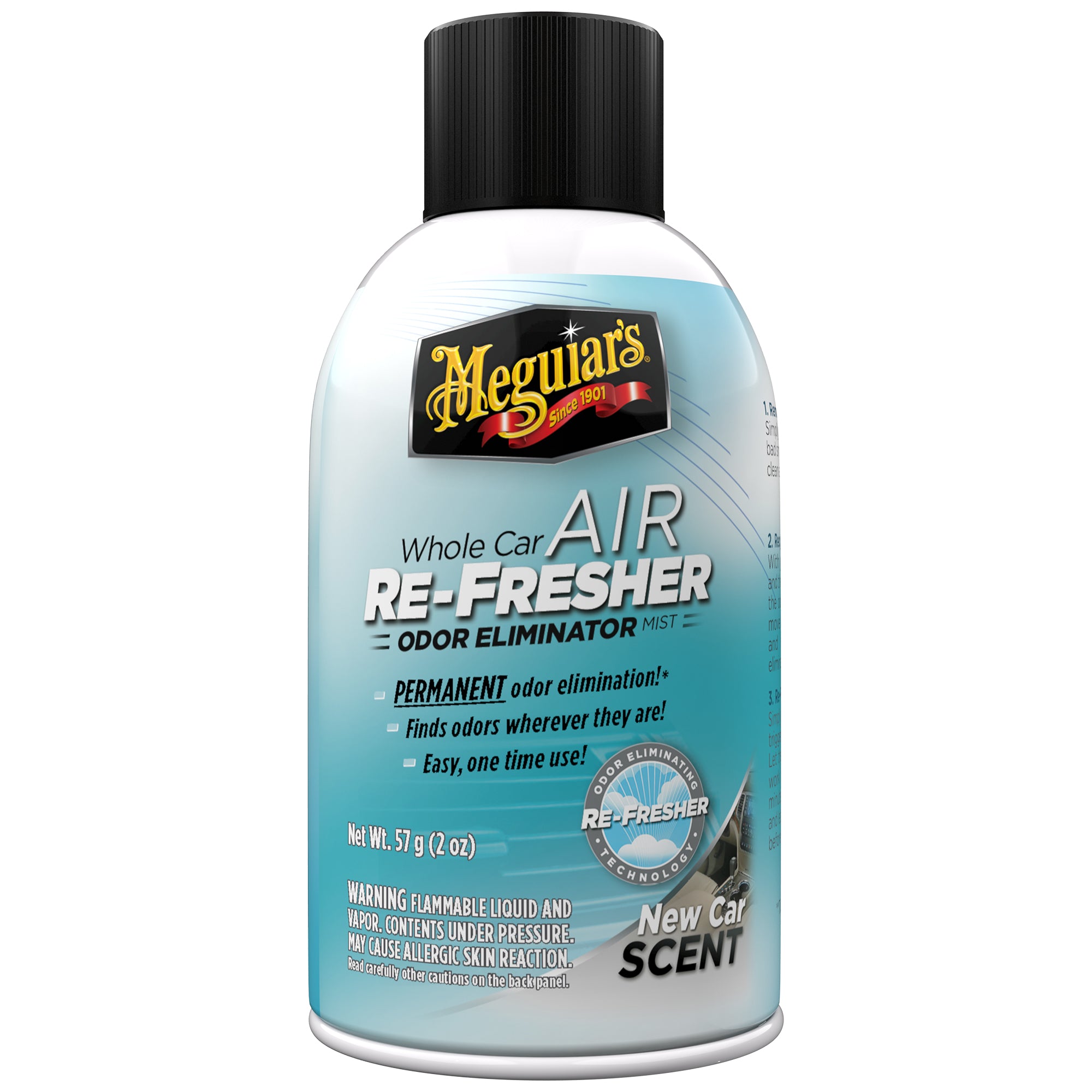 Meguiar's Whole Car Air Refresher Odor Eliminator - New Car Scent