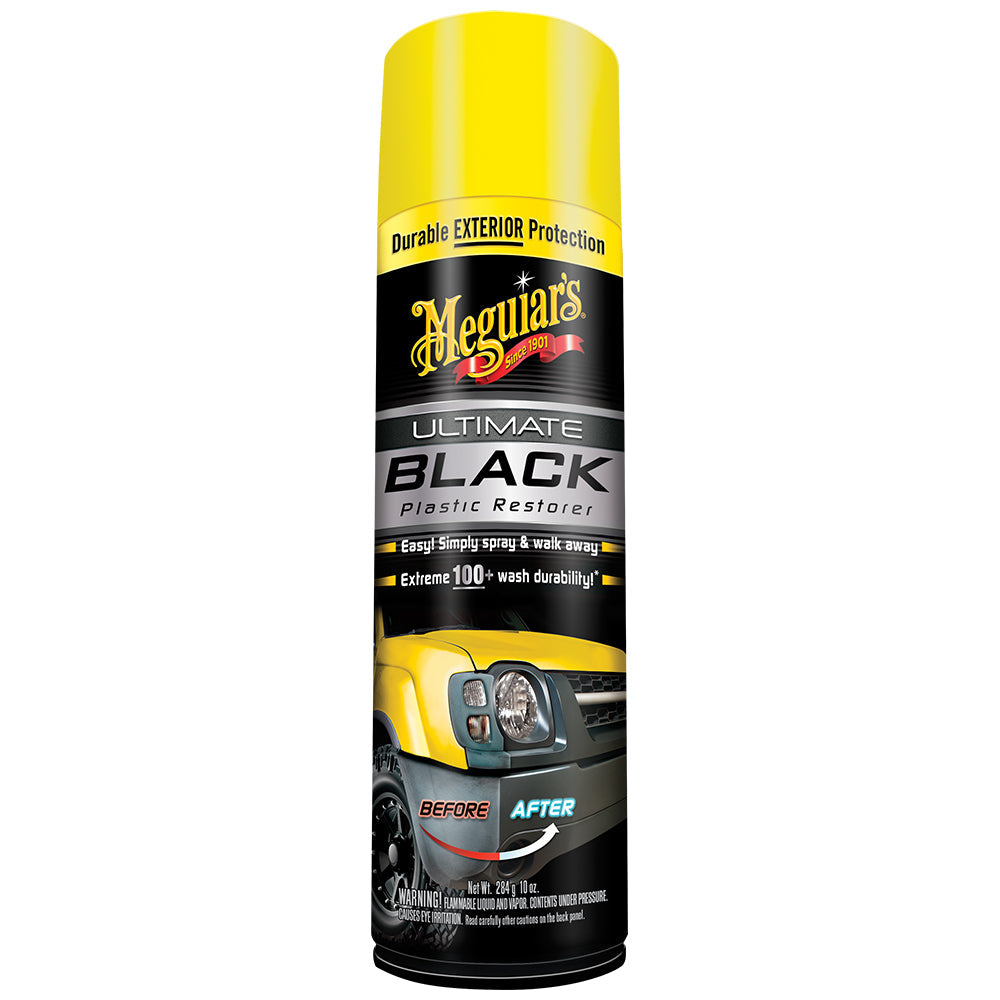 Meguiar's Ultimate Black Plastic Restorer - 10 oz. aerosol